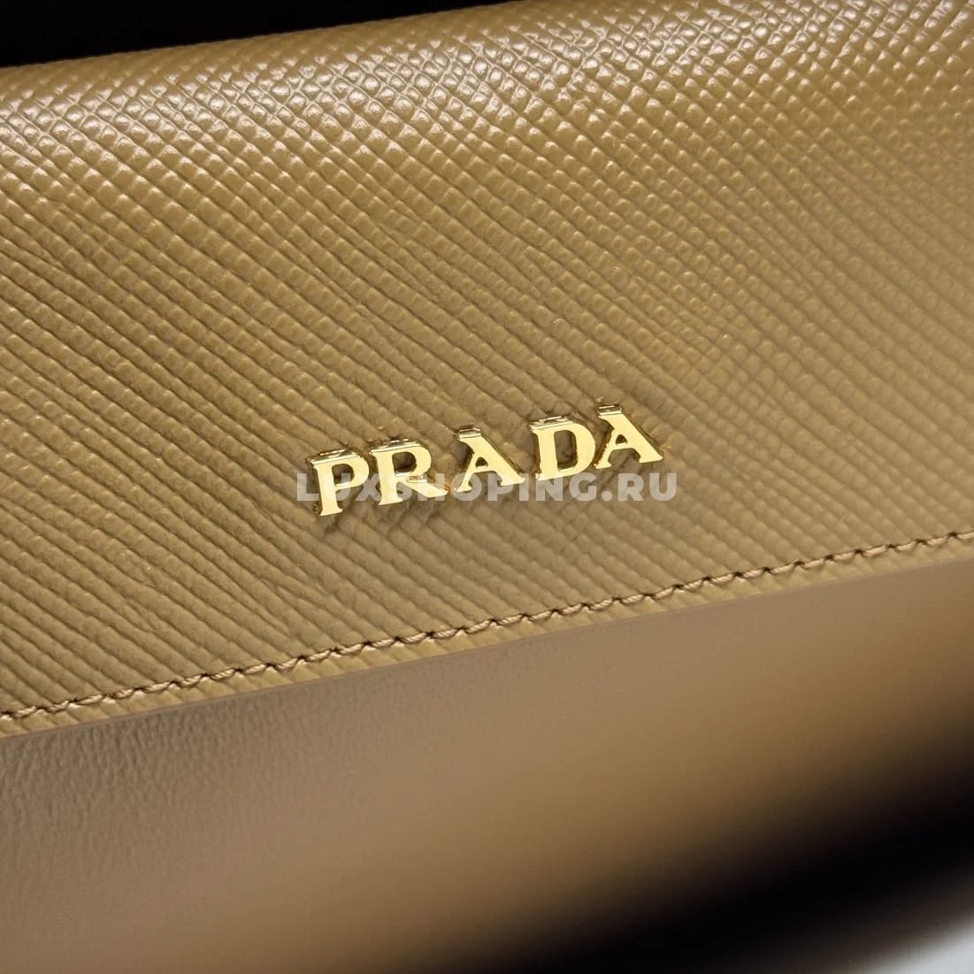 Сумка Prada Double карамельная 33×24,5×14 см - фото 9