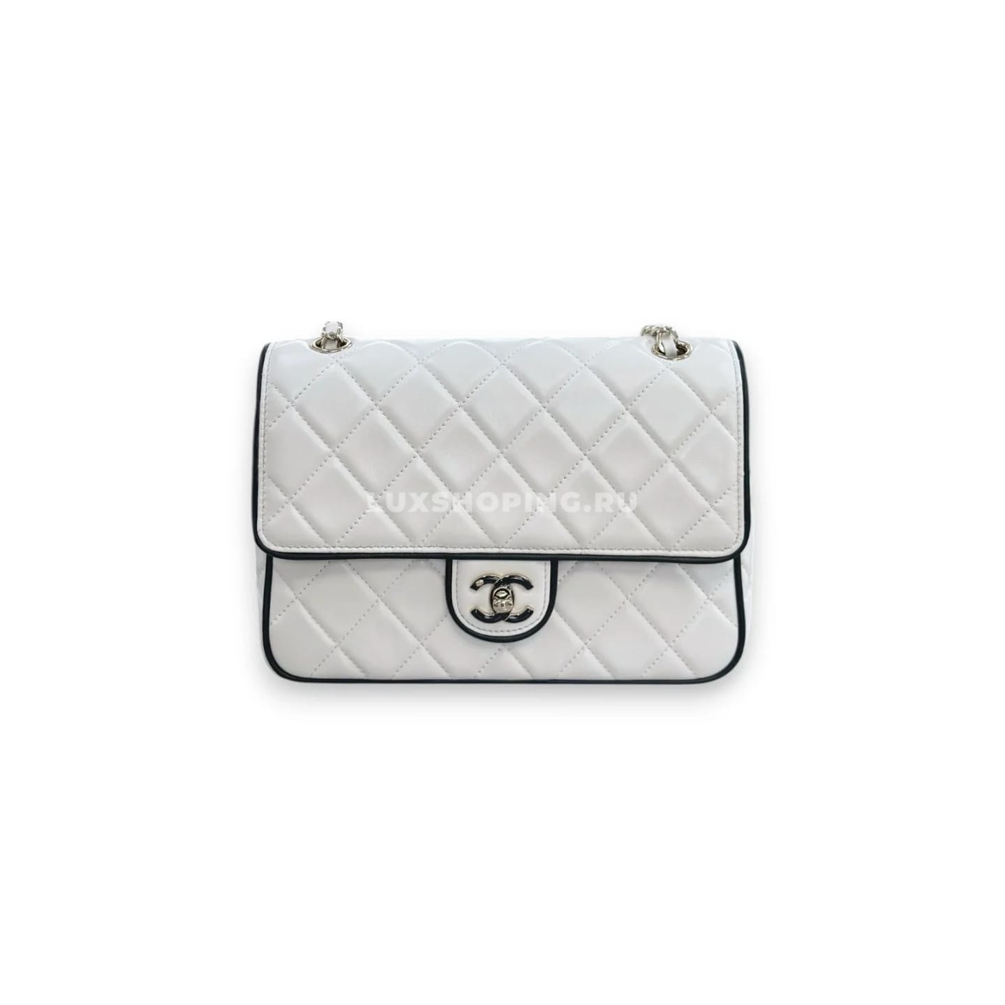 Сумка Chanel 25P Panda Square Flap Bag 17×23×6,5 см