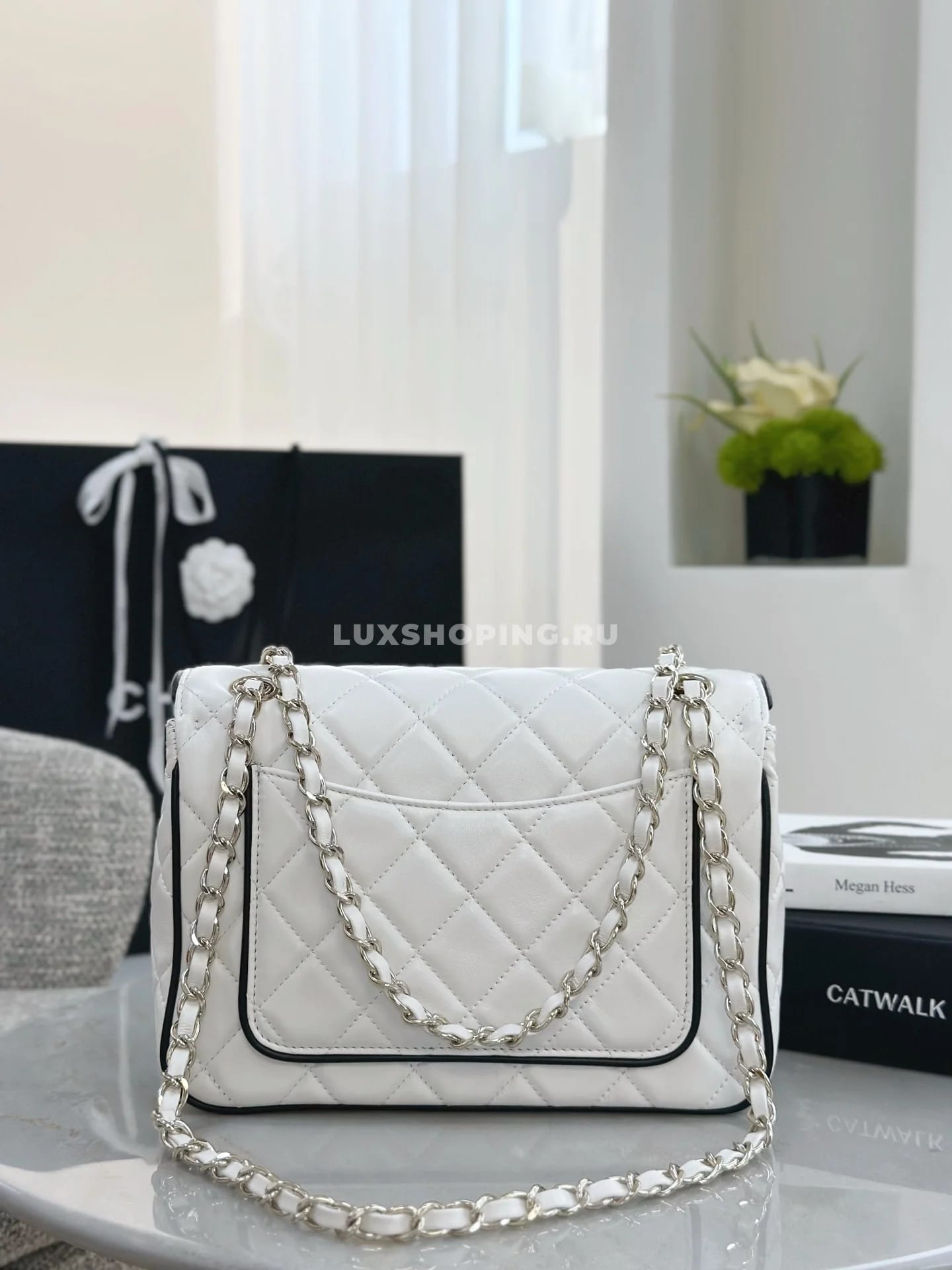Сумка Chanel 25P Panda Square Flap Bag 17×23×6,5 см - фото 2
