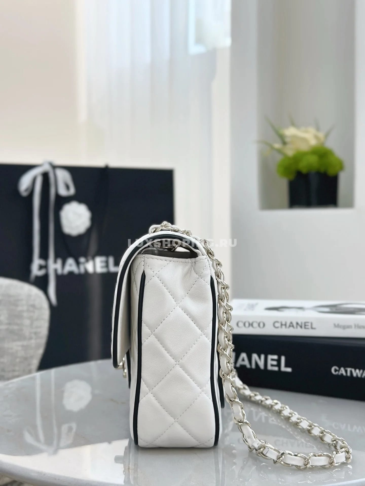 Сумка Chanel 25P Panda Square Flap Bag 17×23×6,5 см - фото 3