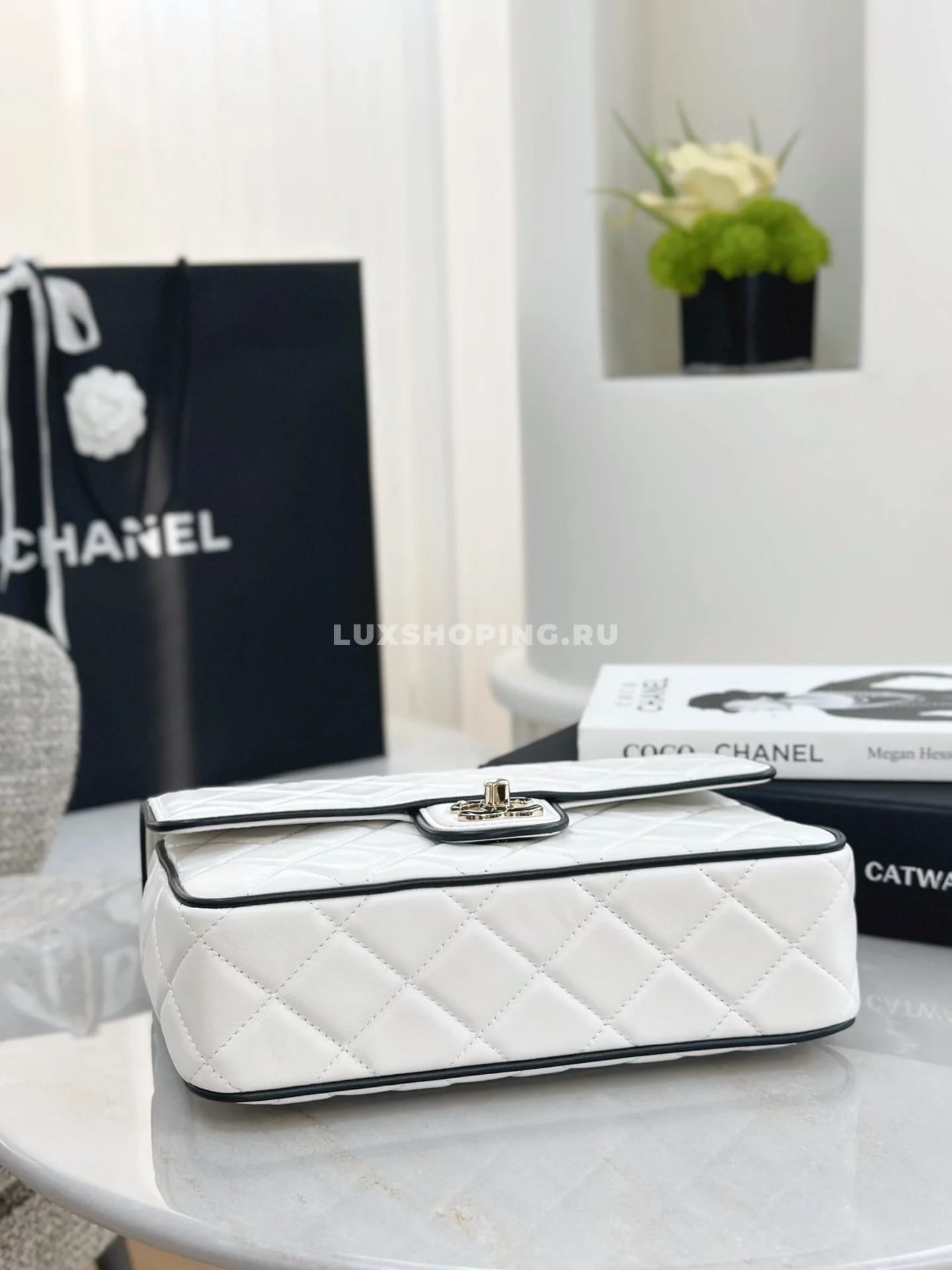 Сумка Chanel 25P Panda Square Flap Bag 17×23×6,5 см - фото 6