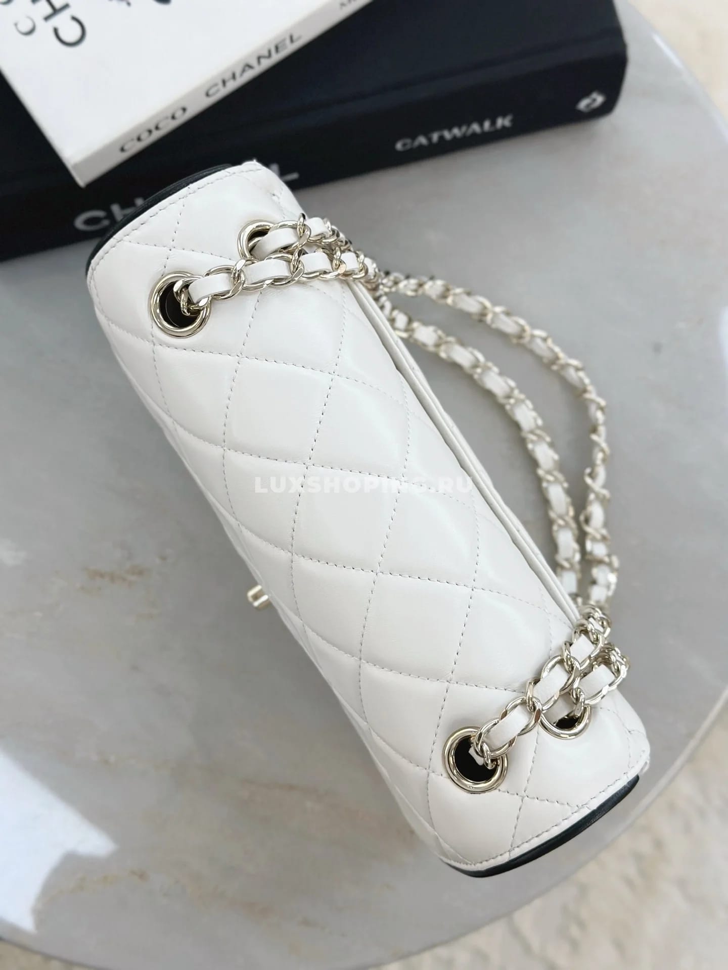 Сумка Chanel 25P Panda Square Flap Bag 17×23×6,5 см - фото 10