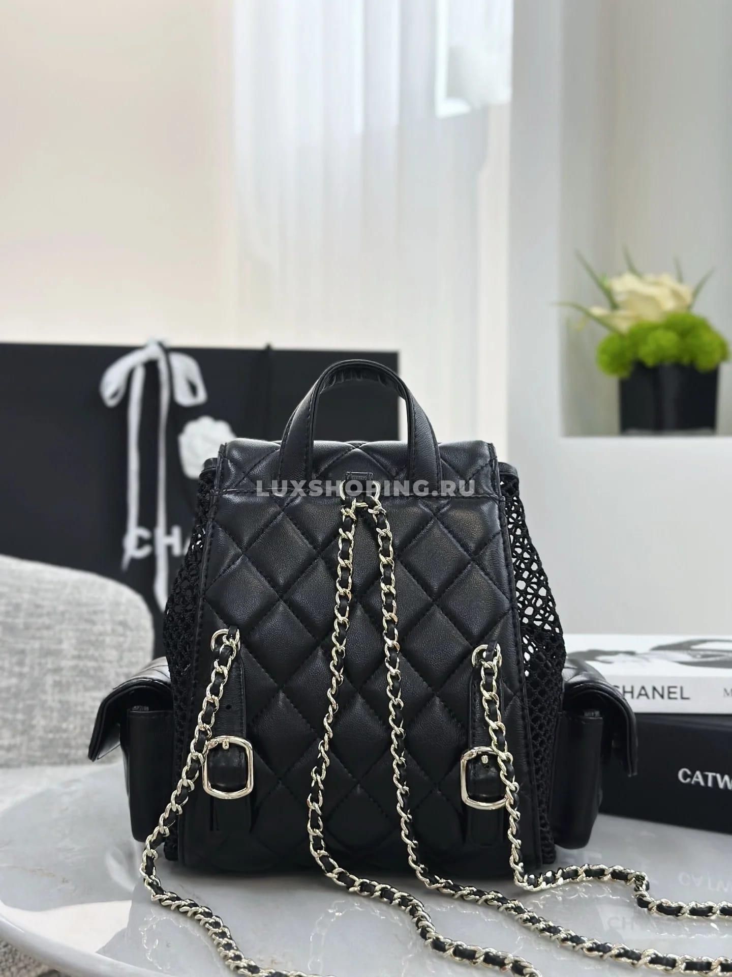 Рюкзак Chanel Spring-Summer 2025 Fisherman Net Backpack 23×25×13 см - фото 2