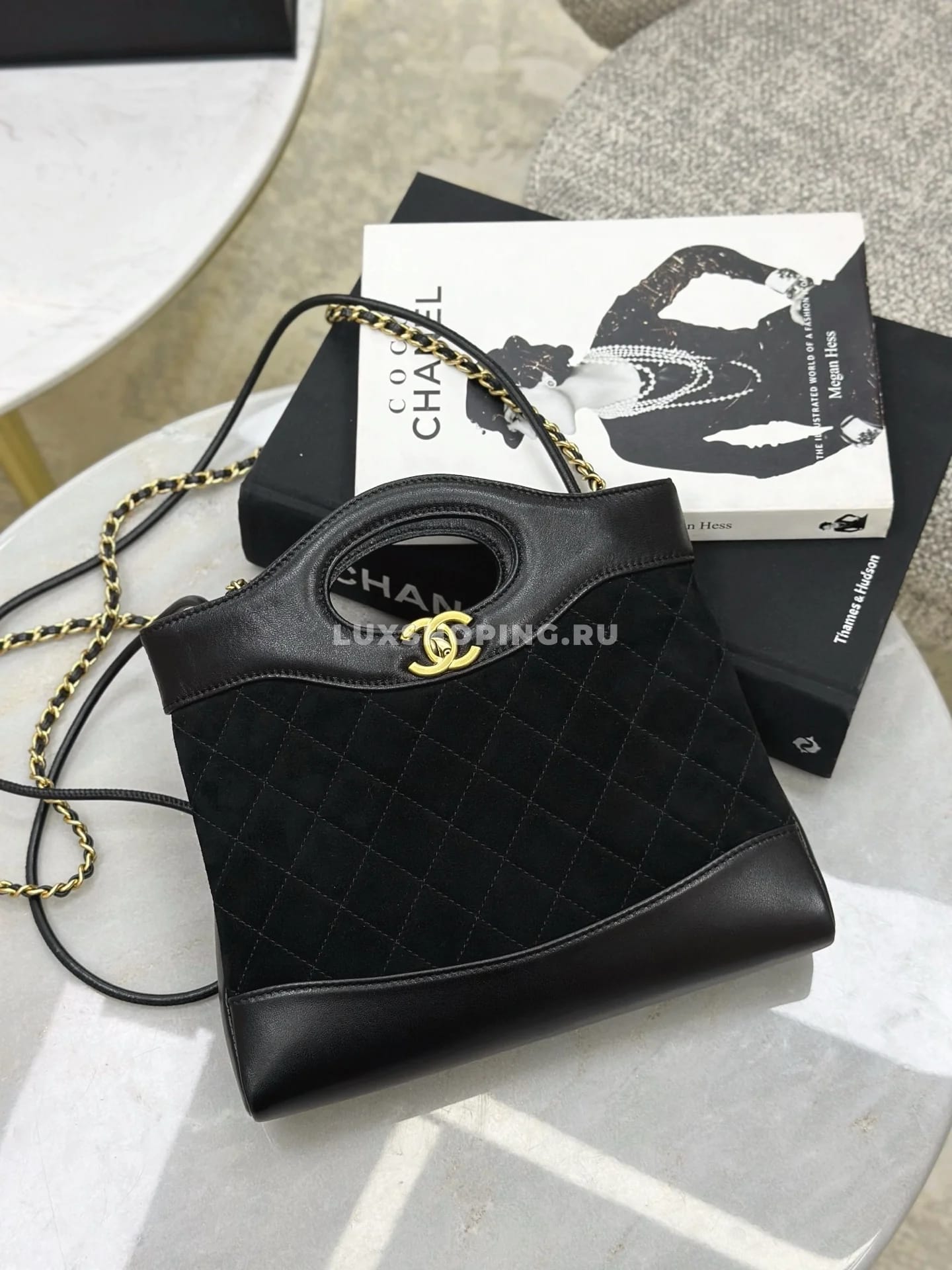 Сумка Chanel 25P Bag  2025 черная 22×23×5,5 см - фото 6