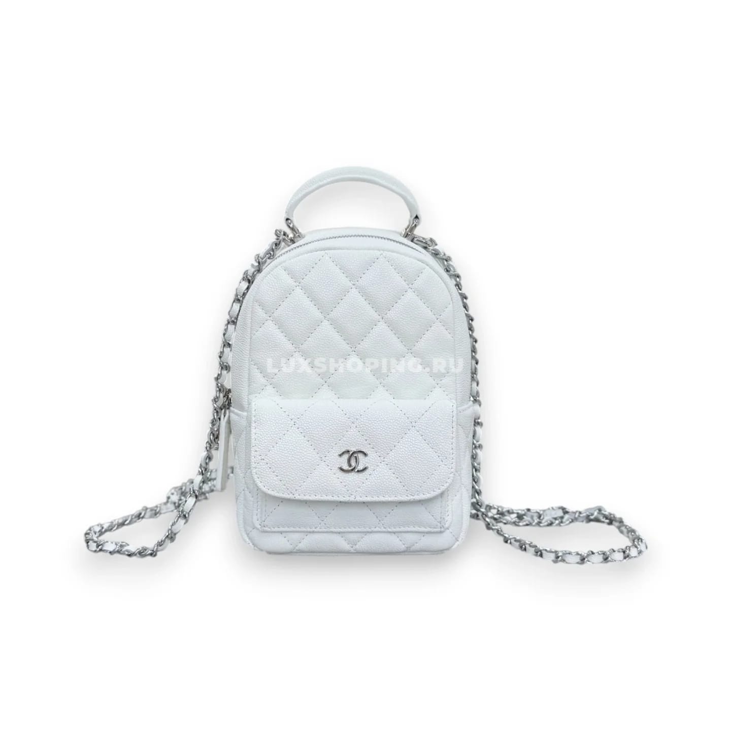 Сумка Chanel hobo 2025 серебрянная 30×26×14 см