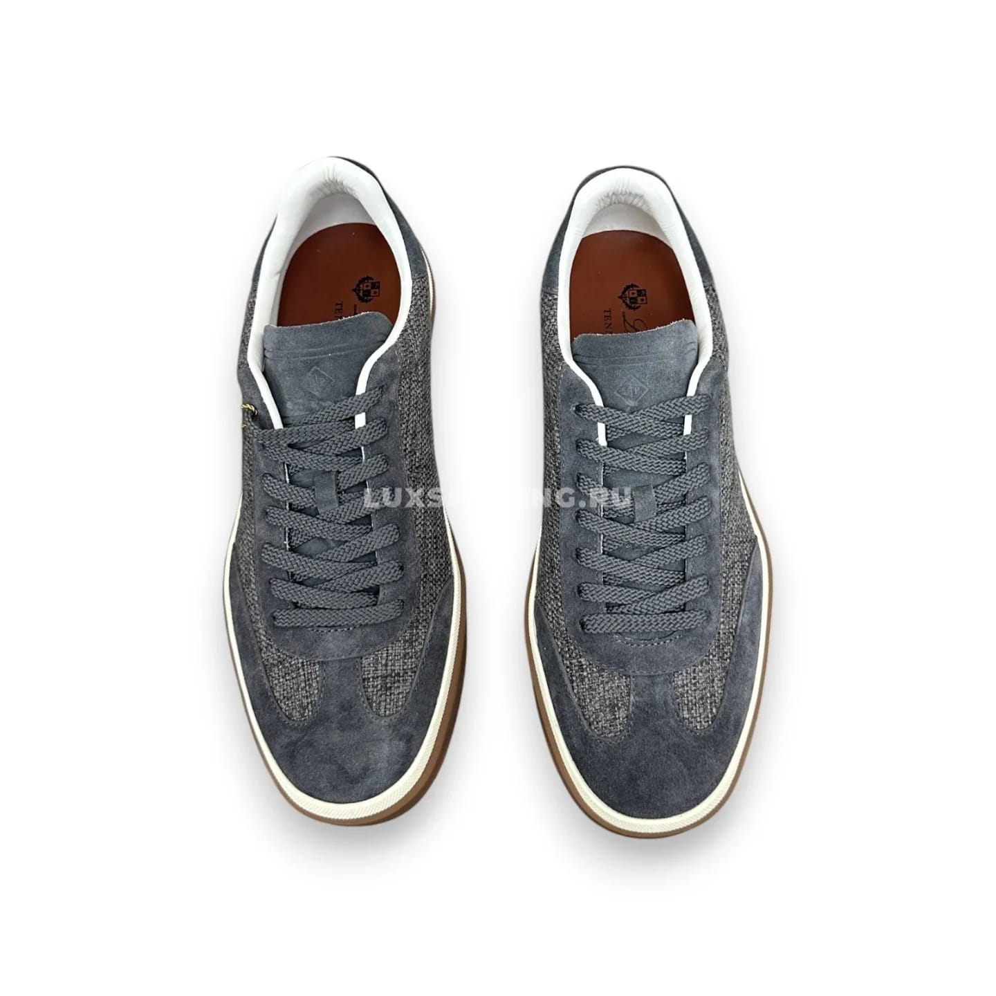 Кеды Loro Piana Trainer Sneakers серые