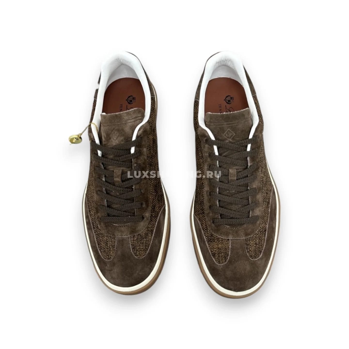 Кеды Loro Piana Trainer Sneakers коричневые