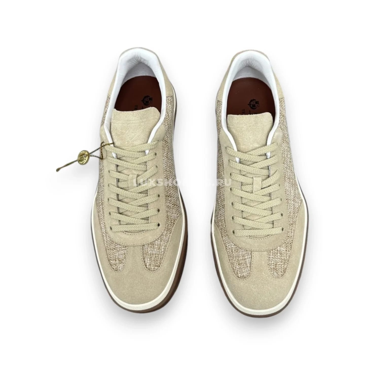 Кеды Loro Piana Trainer Sneakers песочные