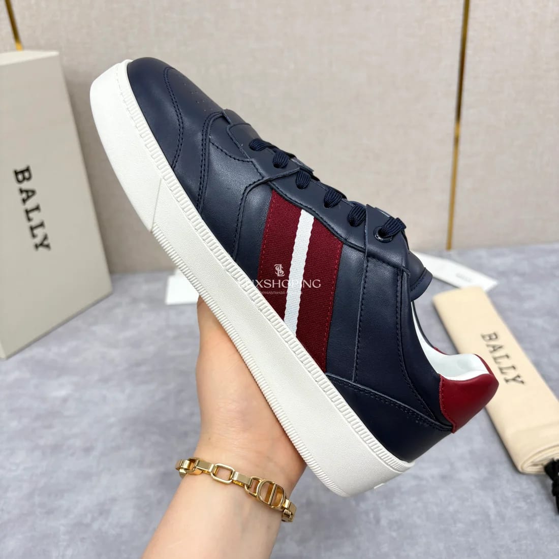 Кеды Bally мужские синие - фото 10