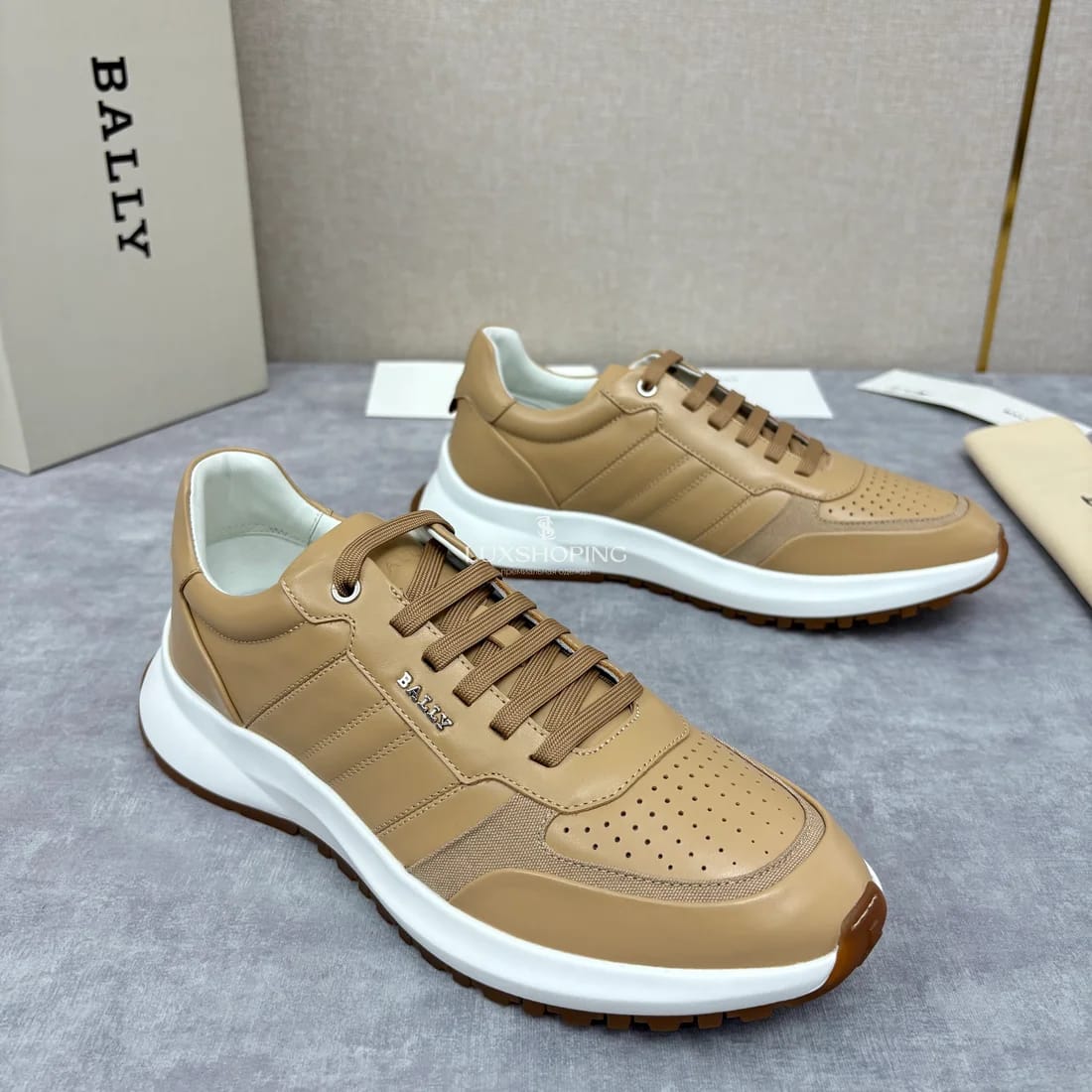 Кроссовки Bally мужские песочные - фото 4