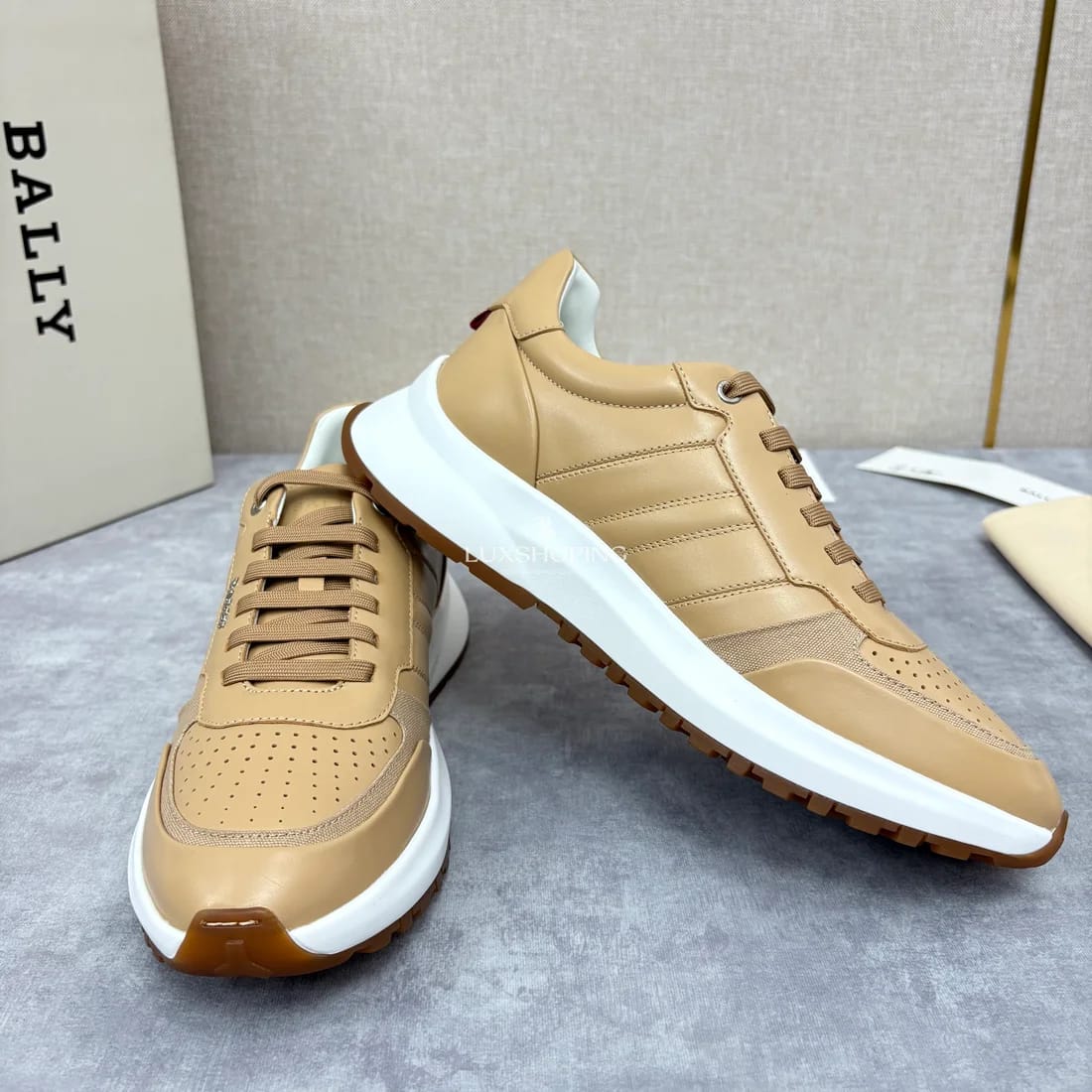 Кроссовки Bally мужские песочные - фото 5