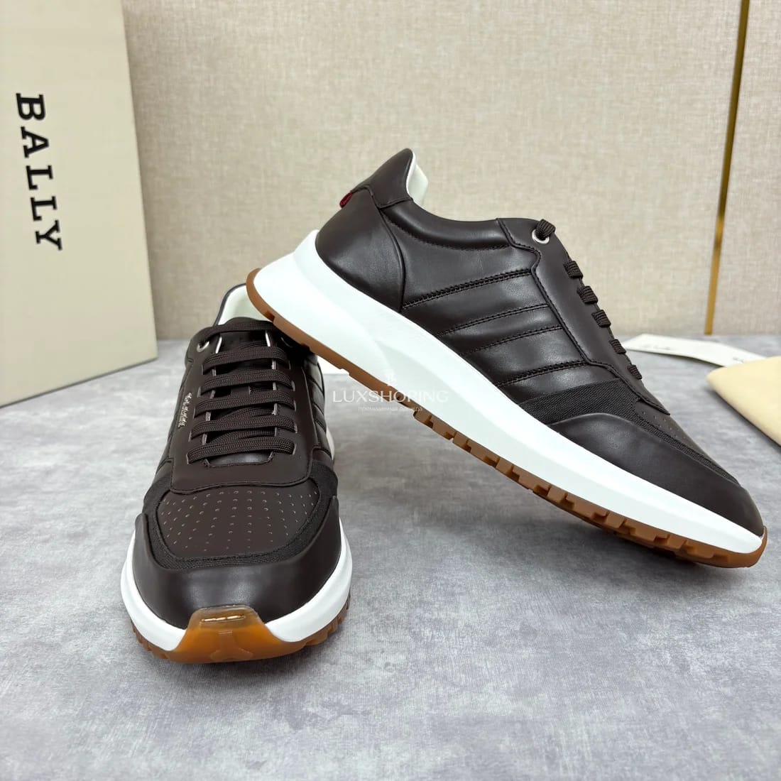 Кроссовки Bally мужские коричневые - фото 5