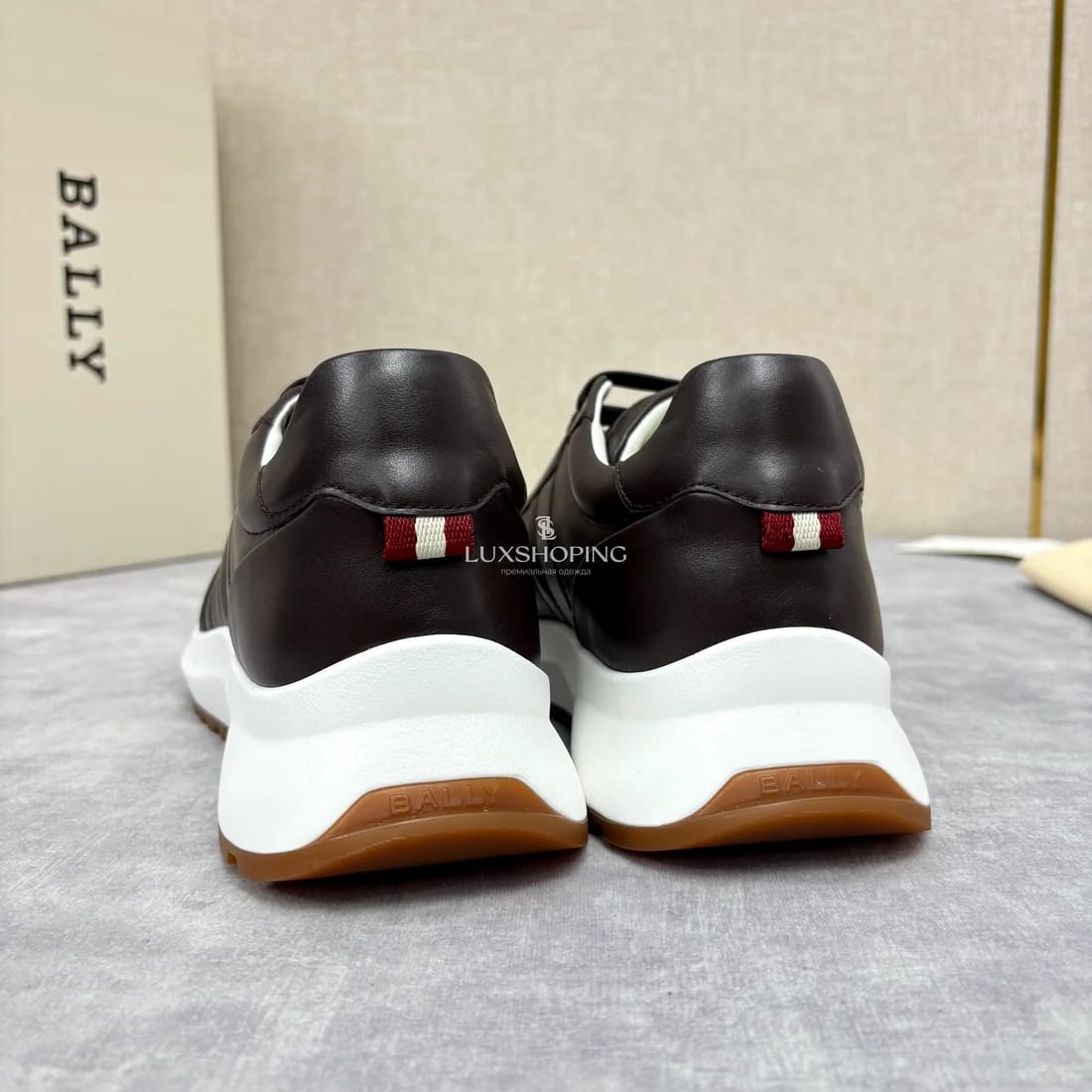 Кроссовки Bally мужские коричневые - фото 7