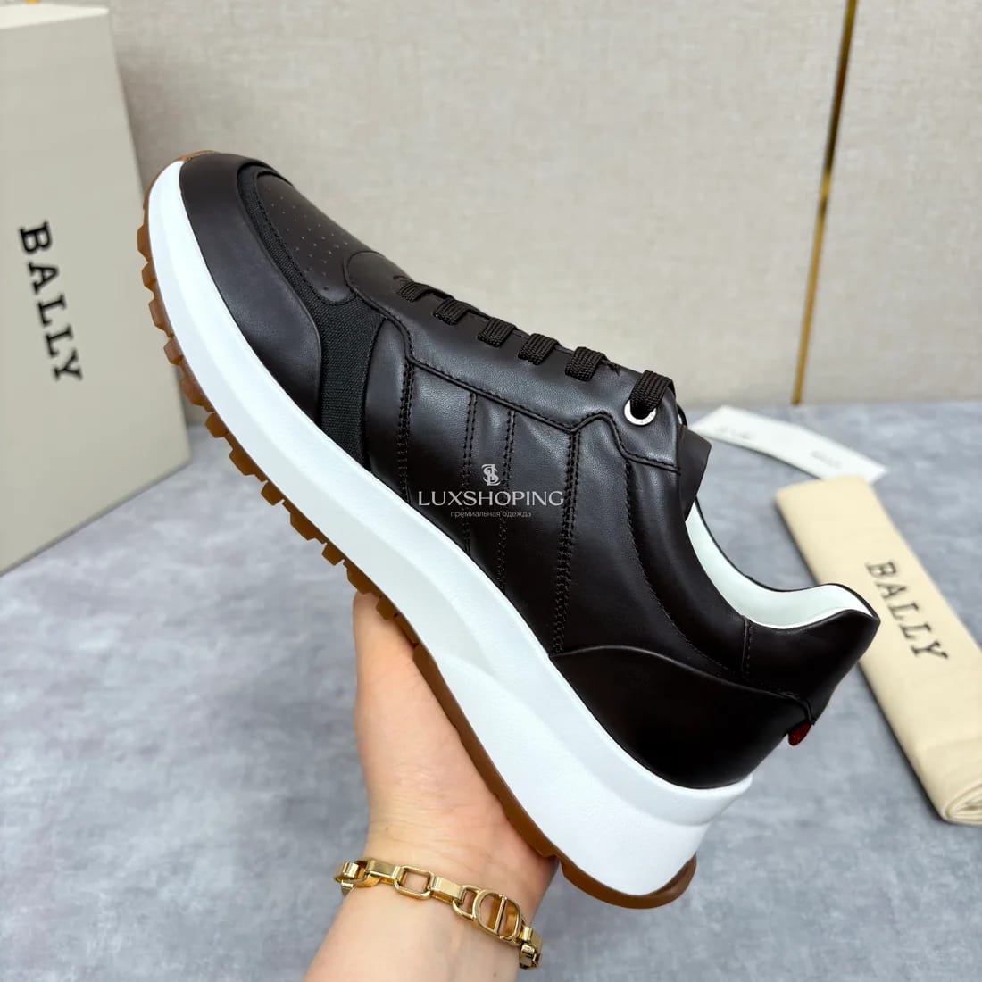 Кроссовки Bally мужские коричневые - фото 10