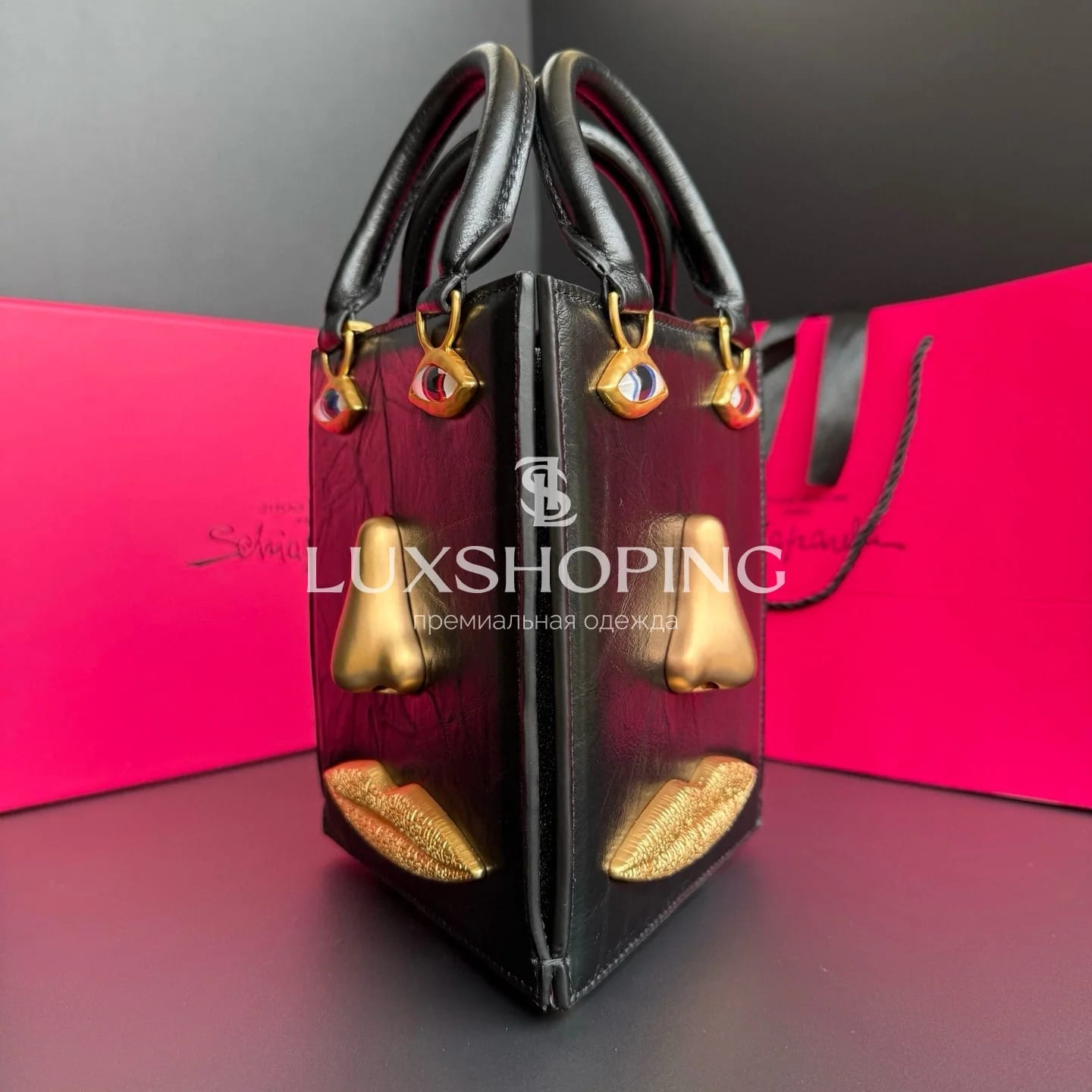 Сумка Maison Schiaparelli "Triple Anatomy" 15*17*13см - фото 3