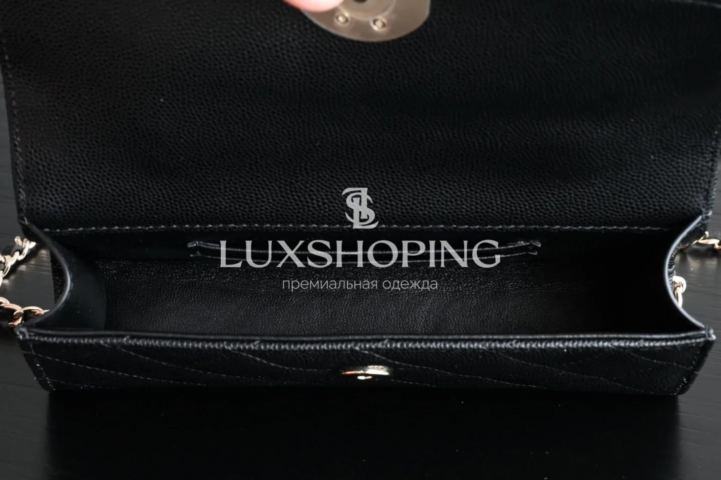 CHANEL Kelly Phone Bag Черная жемчужина сезона 10 × 18 × 4.5 см - фото 8