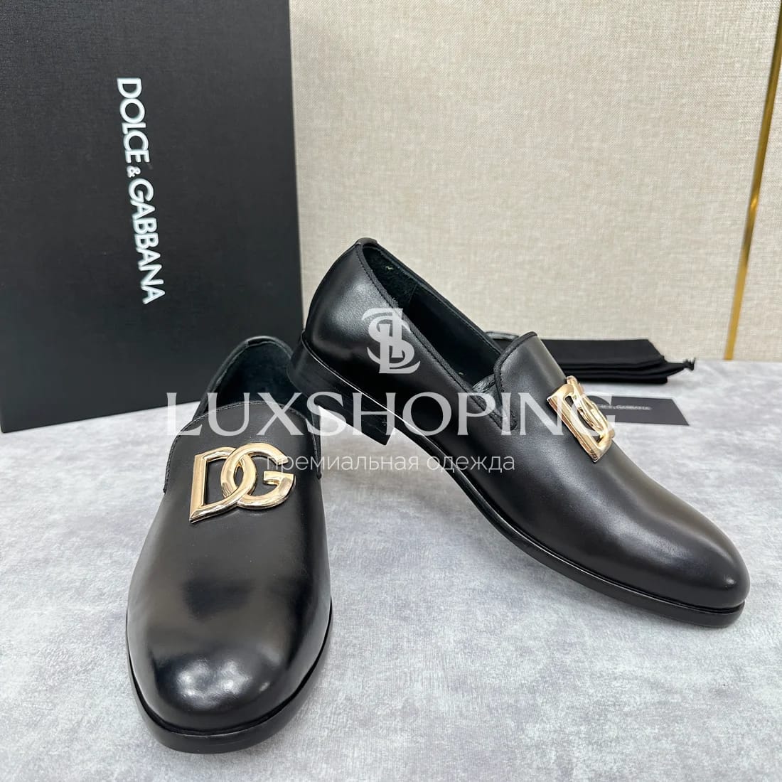 Лоферы Dolce &amp; Gabbana кожанные черные m4 - фото 5