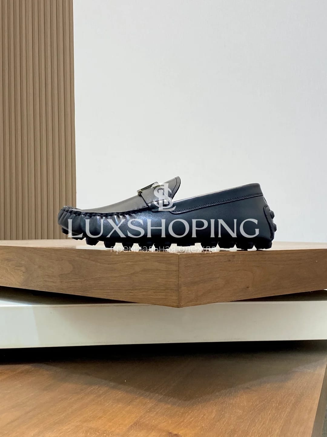 Мокасины Tods кожанные черные m10 - фото 3