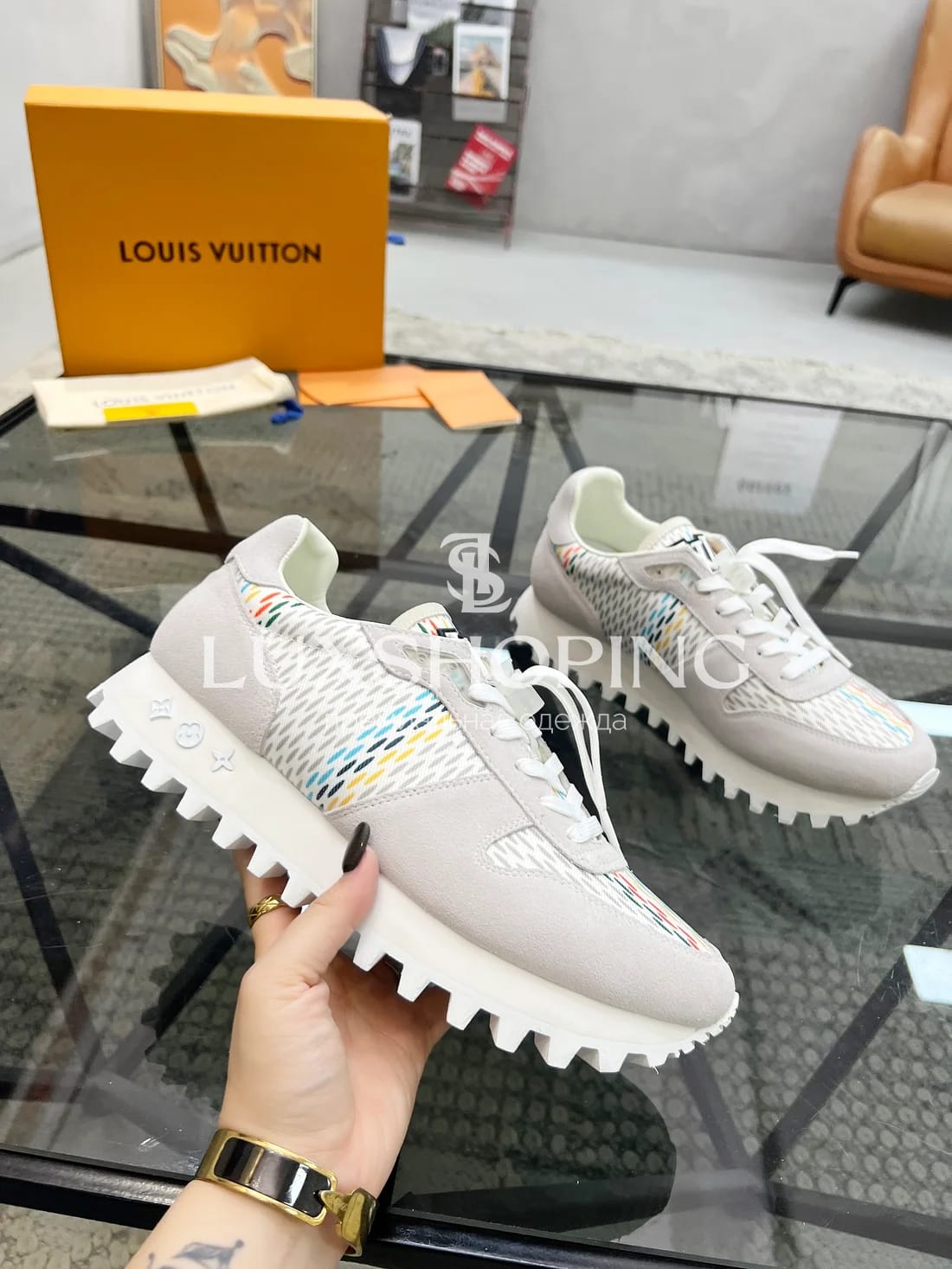 Кроссовки Louis Vuitton белые k2 - фото 4