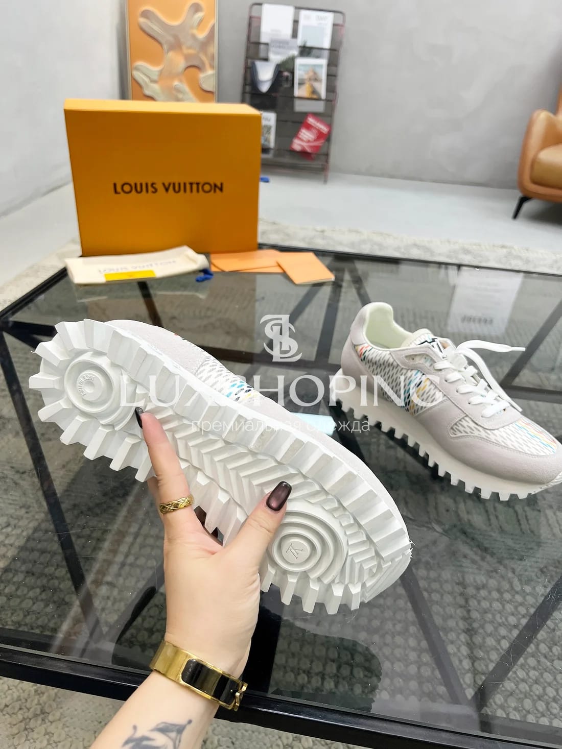 Кроссовки Louis Vuitton белые k2 - фото 7