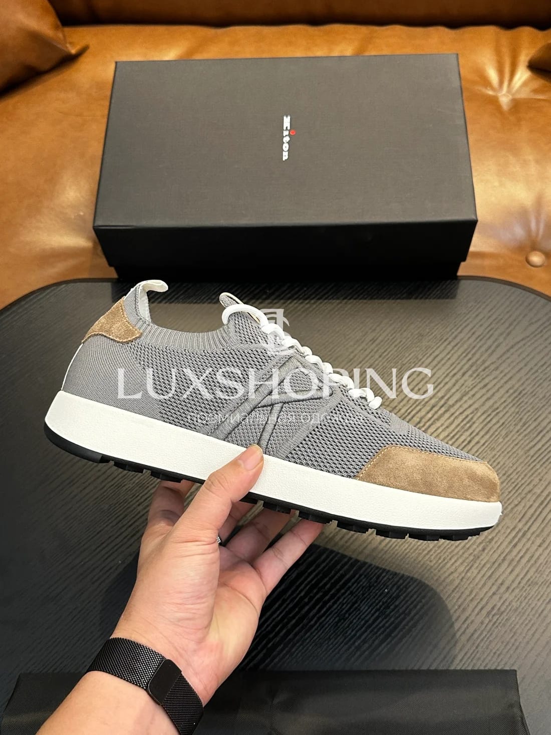 Серые кроссовки Kiton Mesh - фото 2