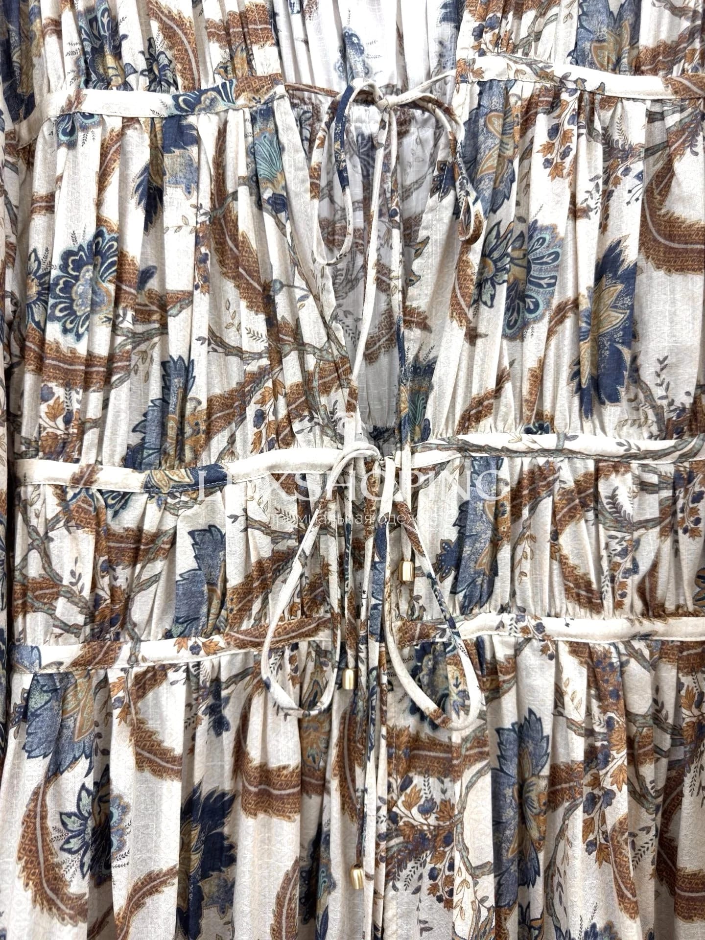 Платье Zimmermann Ascension с объемными рукавами и цветочным принтом - фото 14