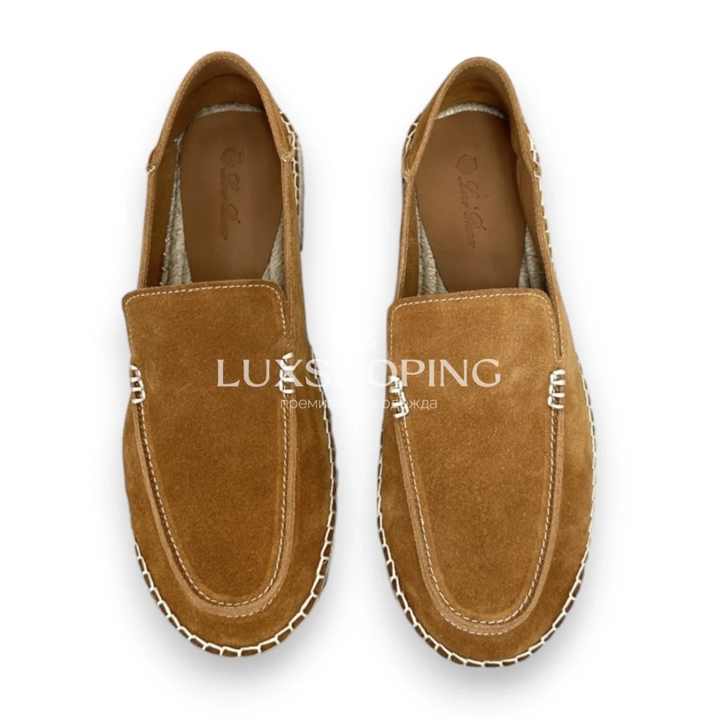 Коричневые эспадрильи Loro Piana Fisherman