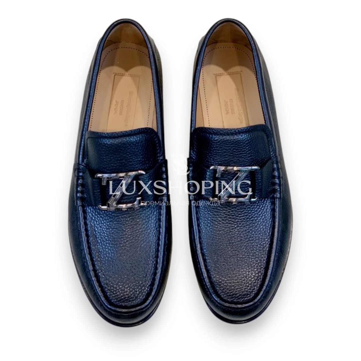 Черные мокасины Zegna