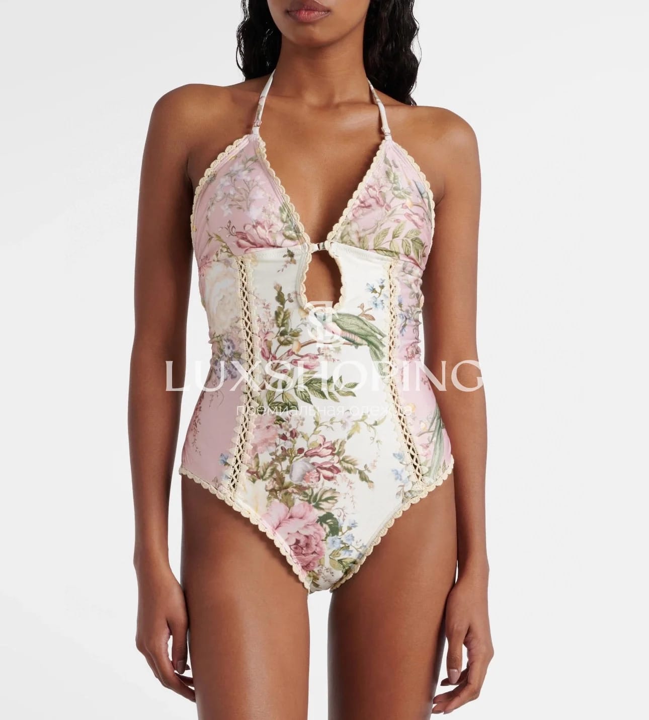 ZIMMERMANN Waverly Keyhole Crochet One-Piece Swimsuit - фото 11