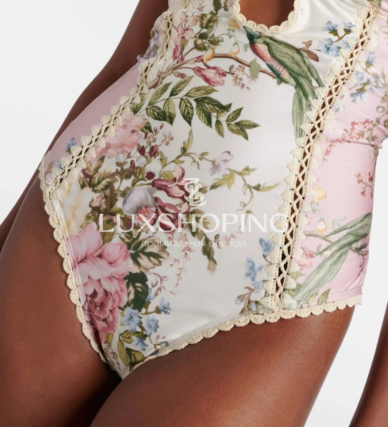 ZIMMERMANN Waverly Keyhole Crochet One-Piece Swimsuit - фото 14