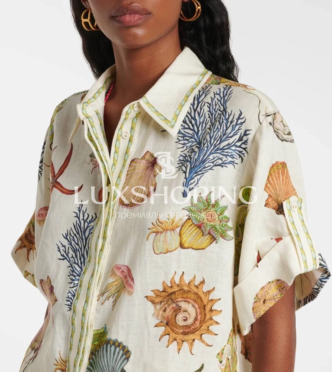 Рубашка и шорты Alemais s82 из льна - фото 2
