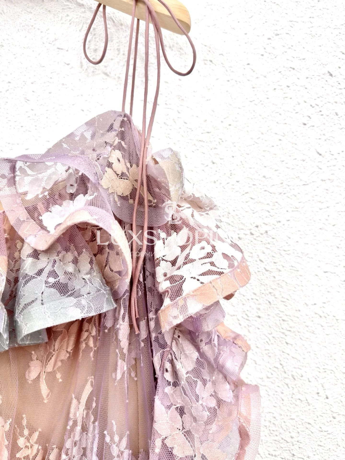 Платье Zimmermann "Dawning Lace Midi Dress – Sunset" - фото 14