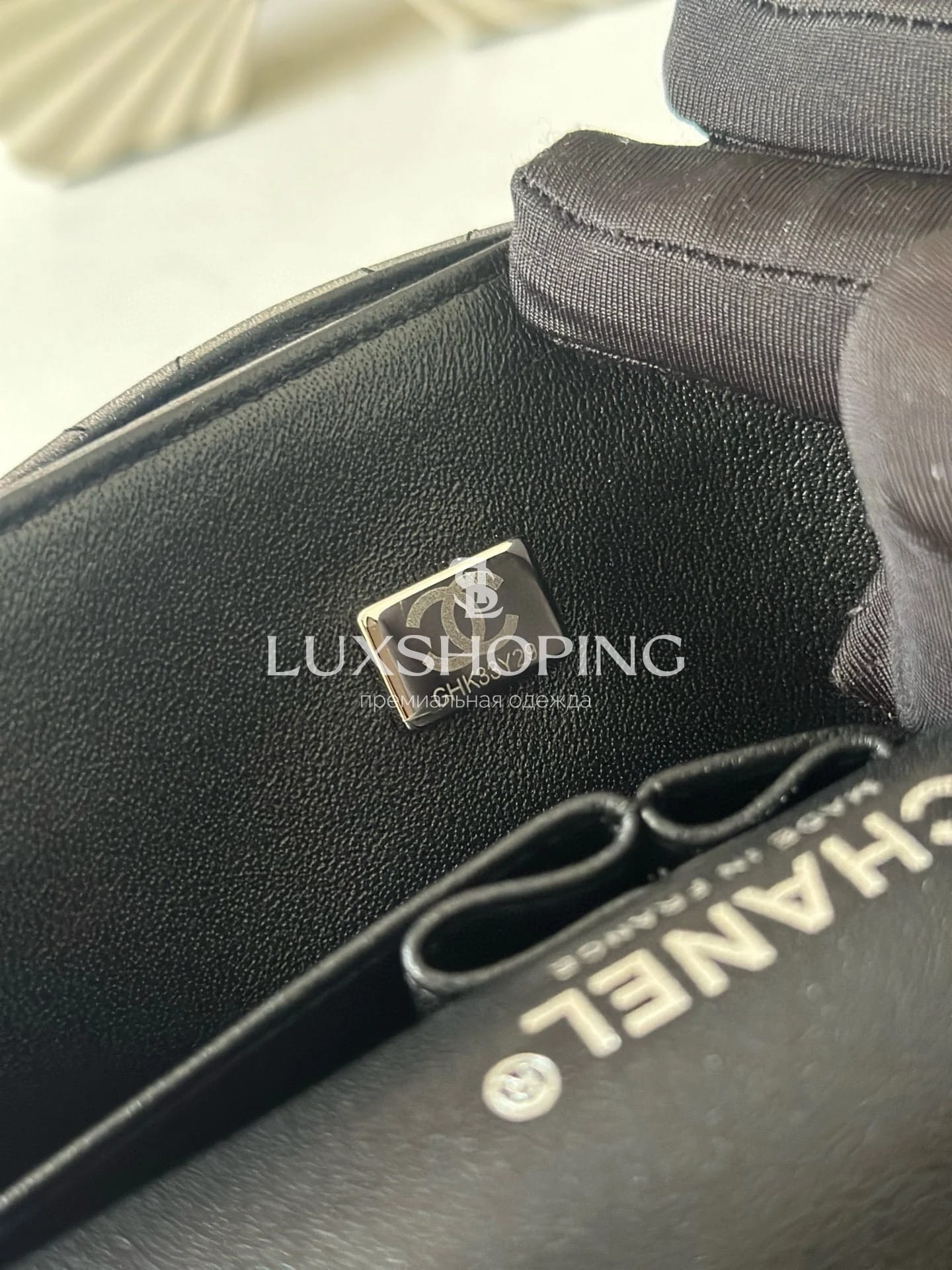 CHANEL Сумка Ombre Medium Double Flap Black 25 см (medium) - фото 10