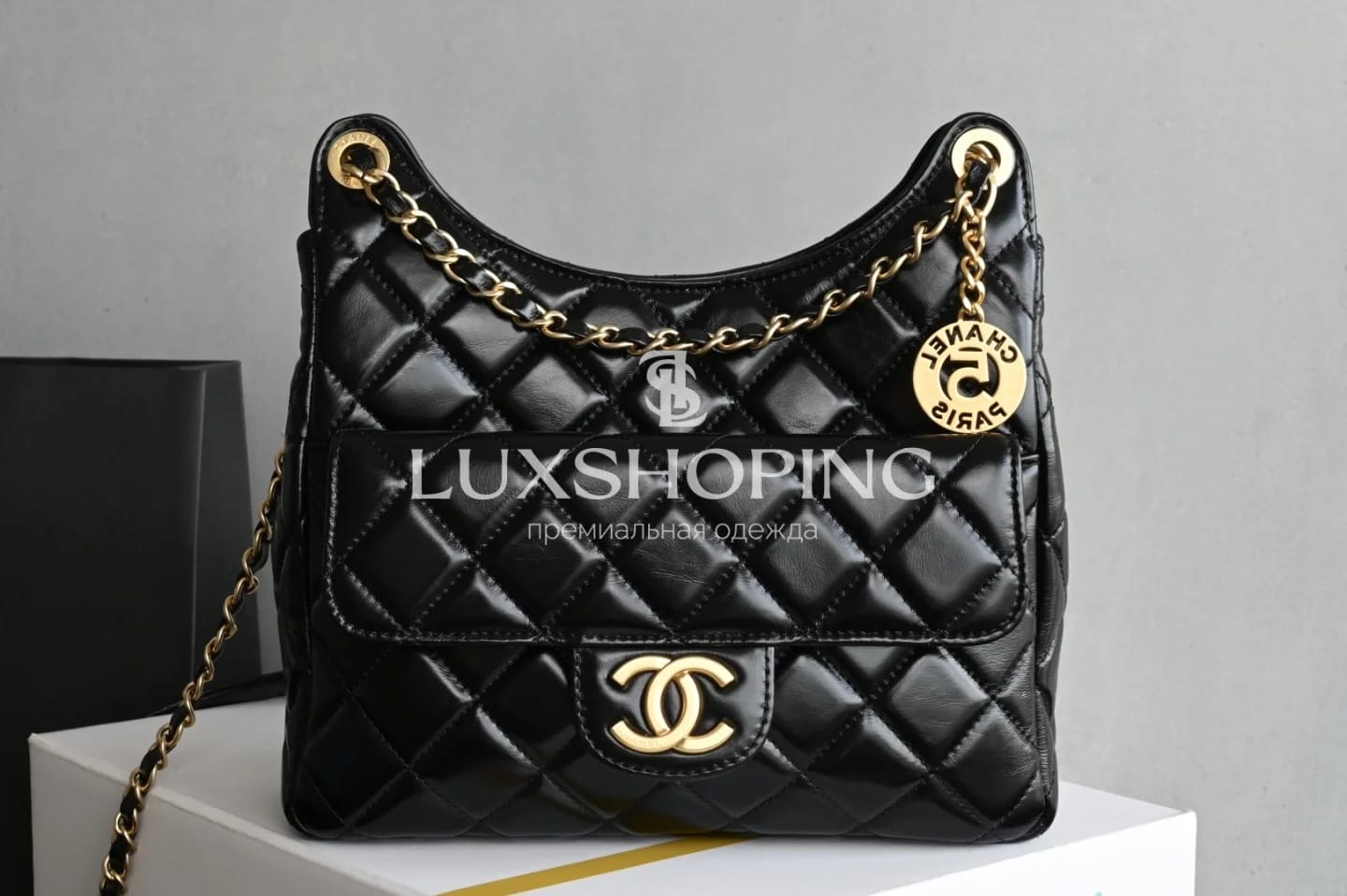 Сумка Chanel 25S Hobo 22.5×21.5×7 см - фото 10