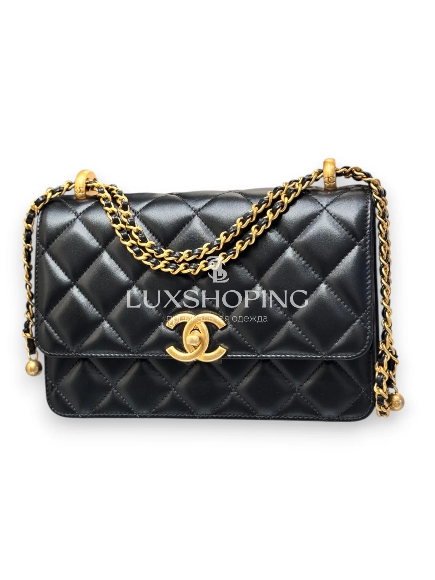 Сумка Chanel 24C Double Gold Pearl