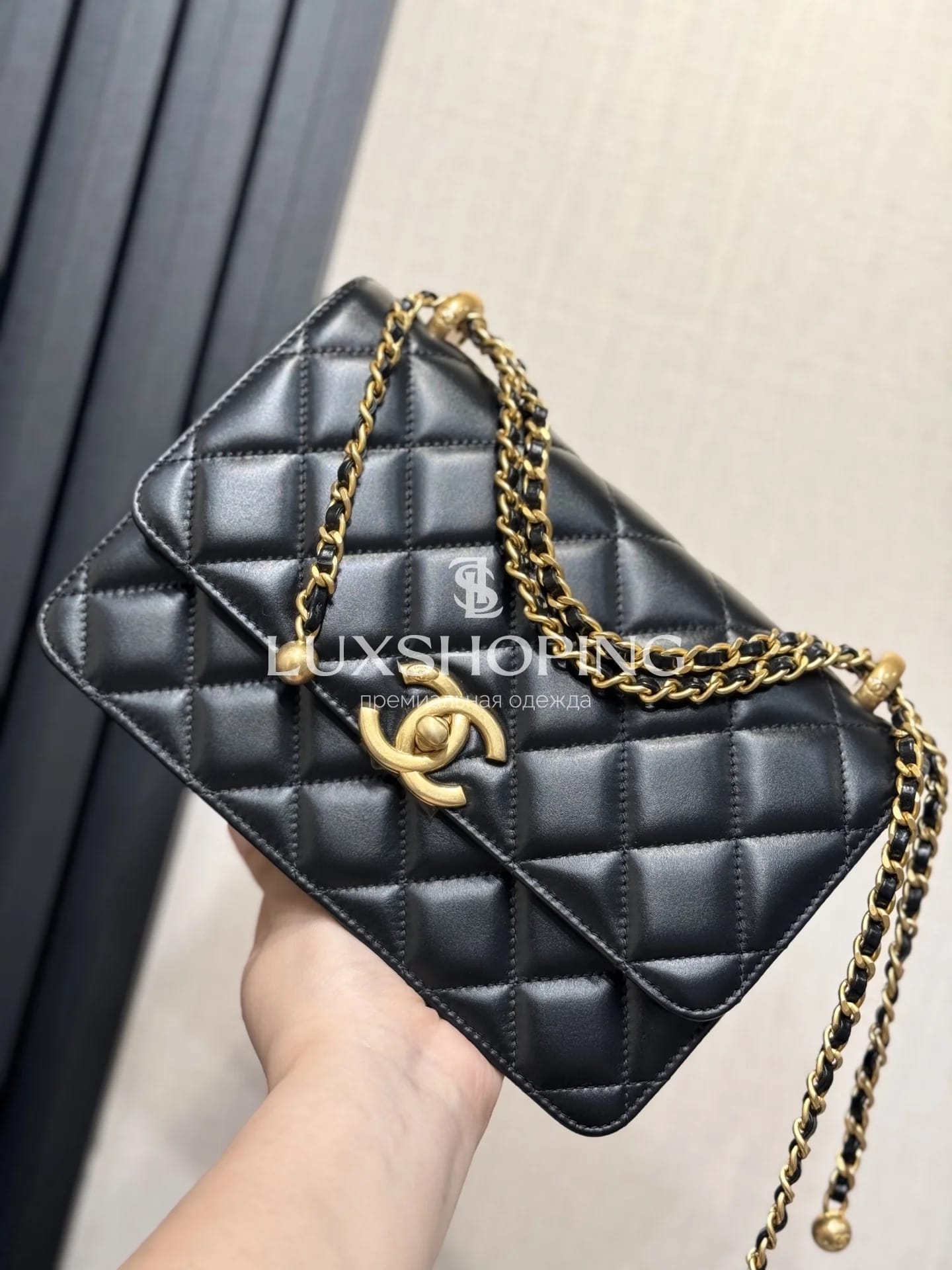 Сумка Chanel 24C Double Gold Pearl - фото 2