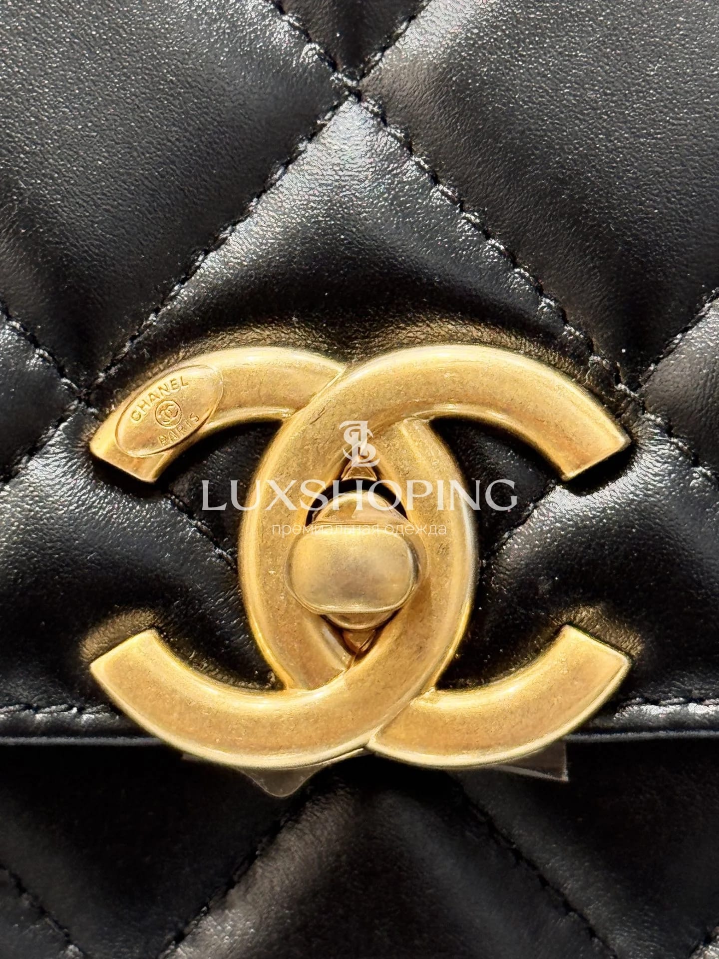 Сумка Chanel 24C Double Gold Pearl - фото 10