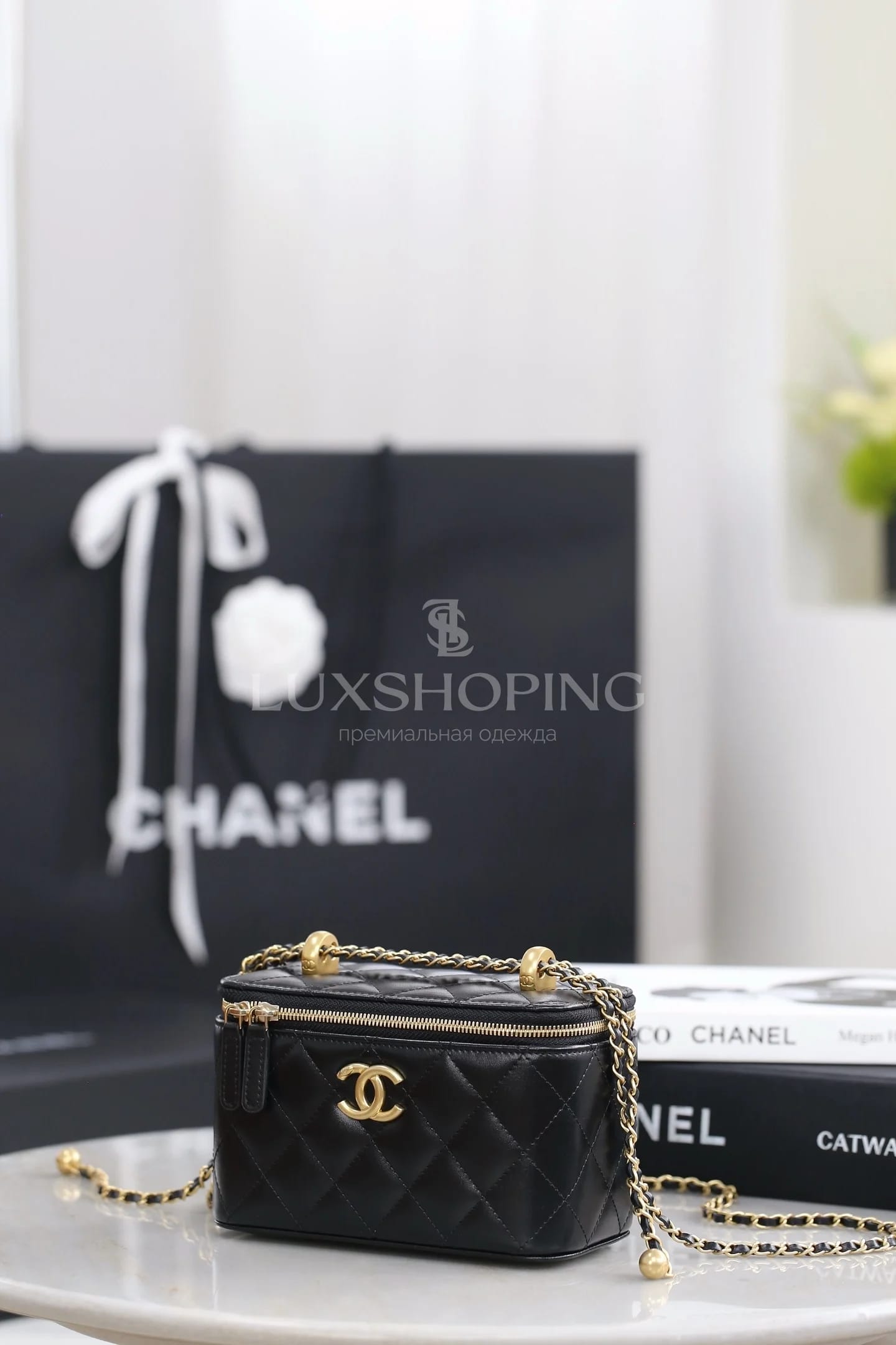 Косметичка Chanel 25S малый 9.5×17×8 см - фото 4
