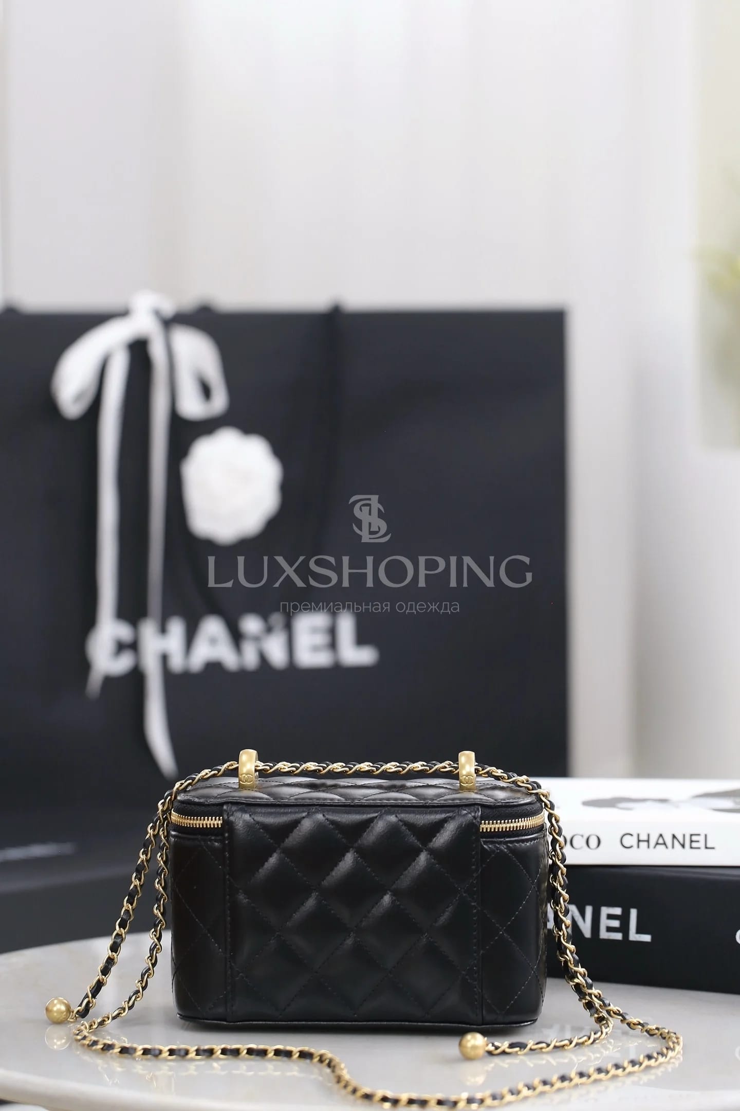 Косметичка Chanel 25S малый 9.5×17×8 см - фото 5
