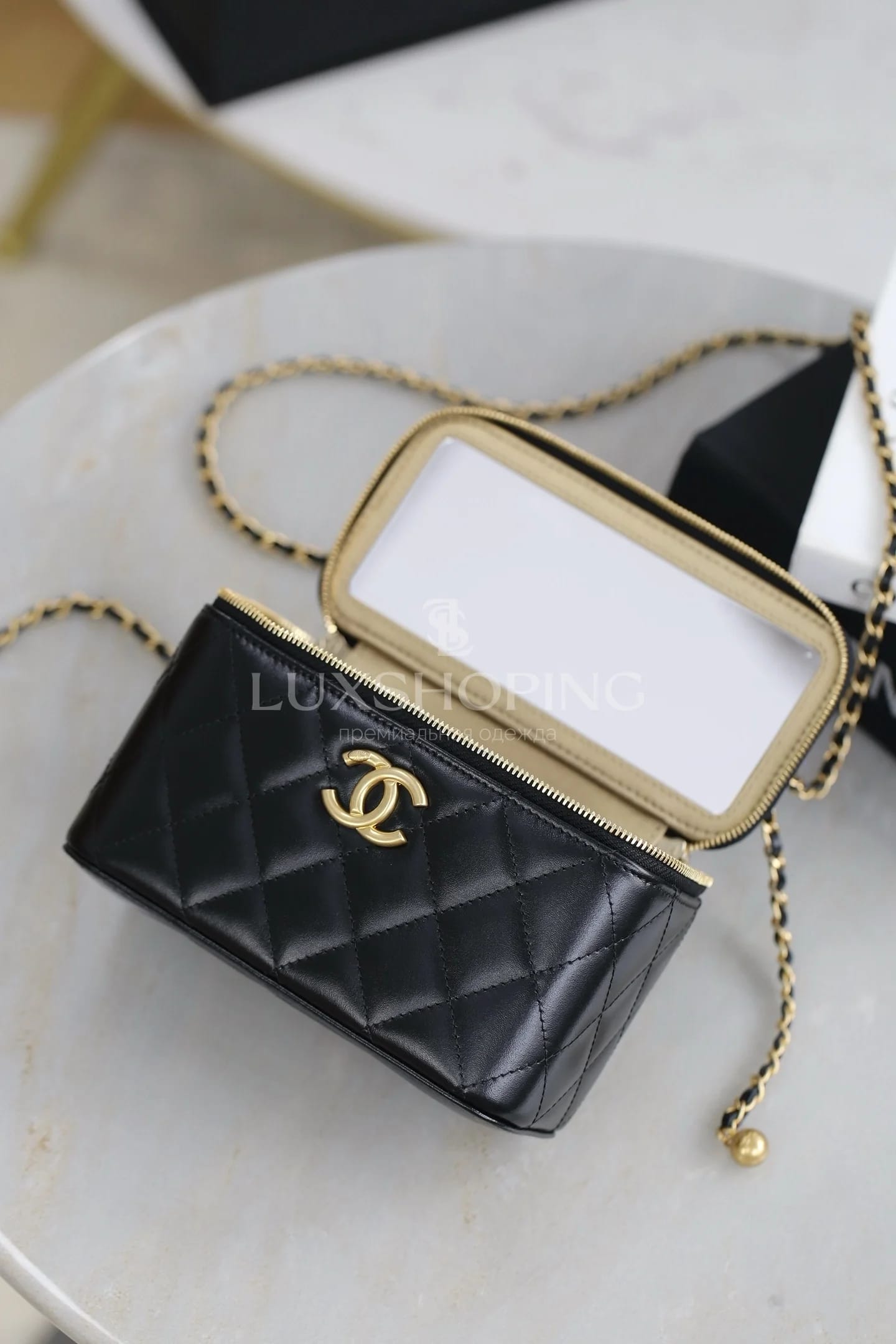 Косметичка Chanel 25S малый 9.5×17×8 см - фото 6