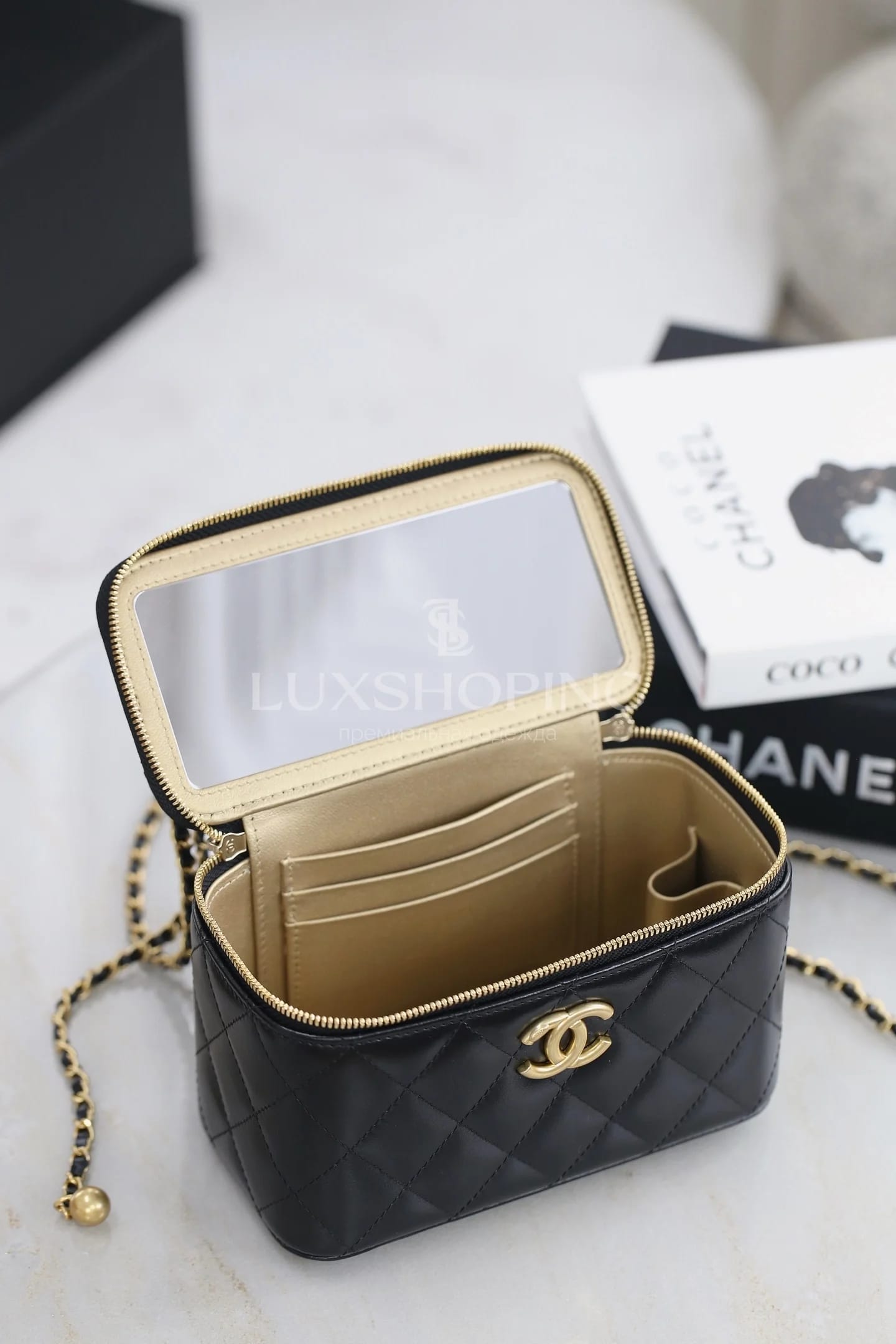 Косметичка Chanel 25S малый 9.5×17×8 см - фото 9