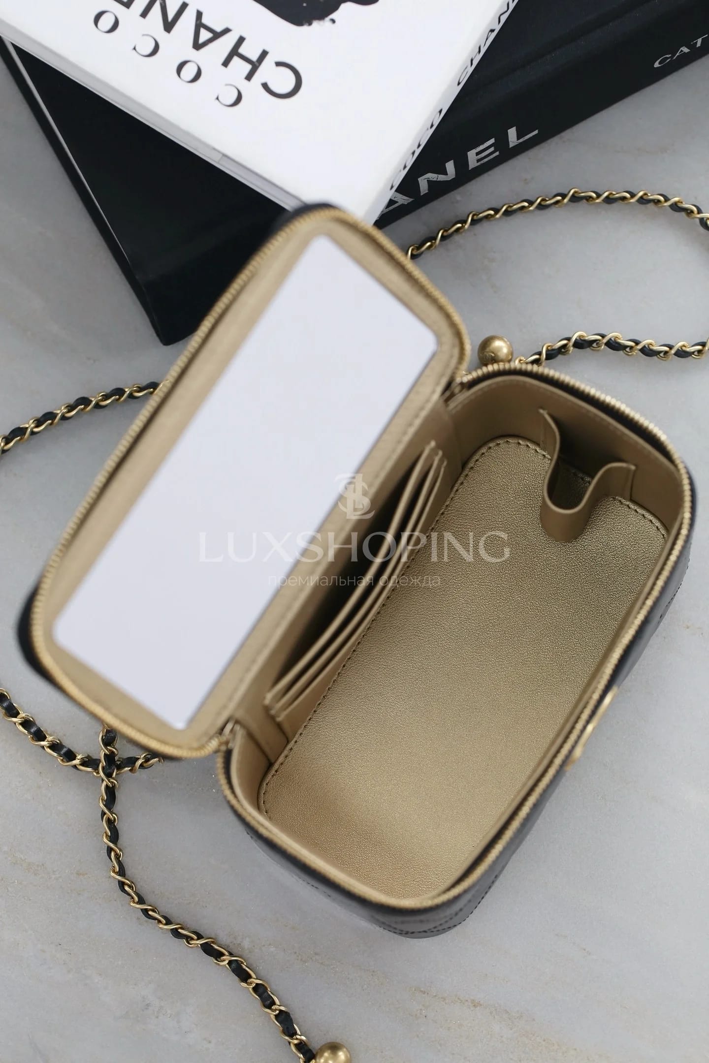 Косметичка Chanel 25S малый 9.5×17×8 см - фото 10