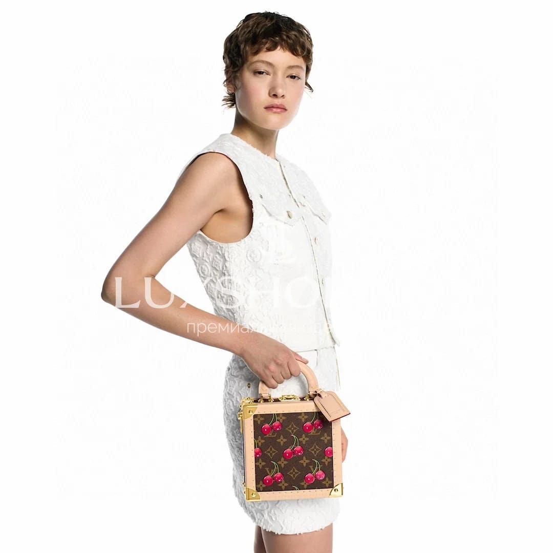 Сумка Louis Vuitton Mini Square Trunk Cherry Edition 17 x 8 x 17 см - фото 2