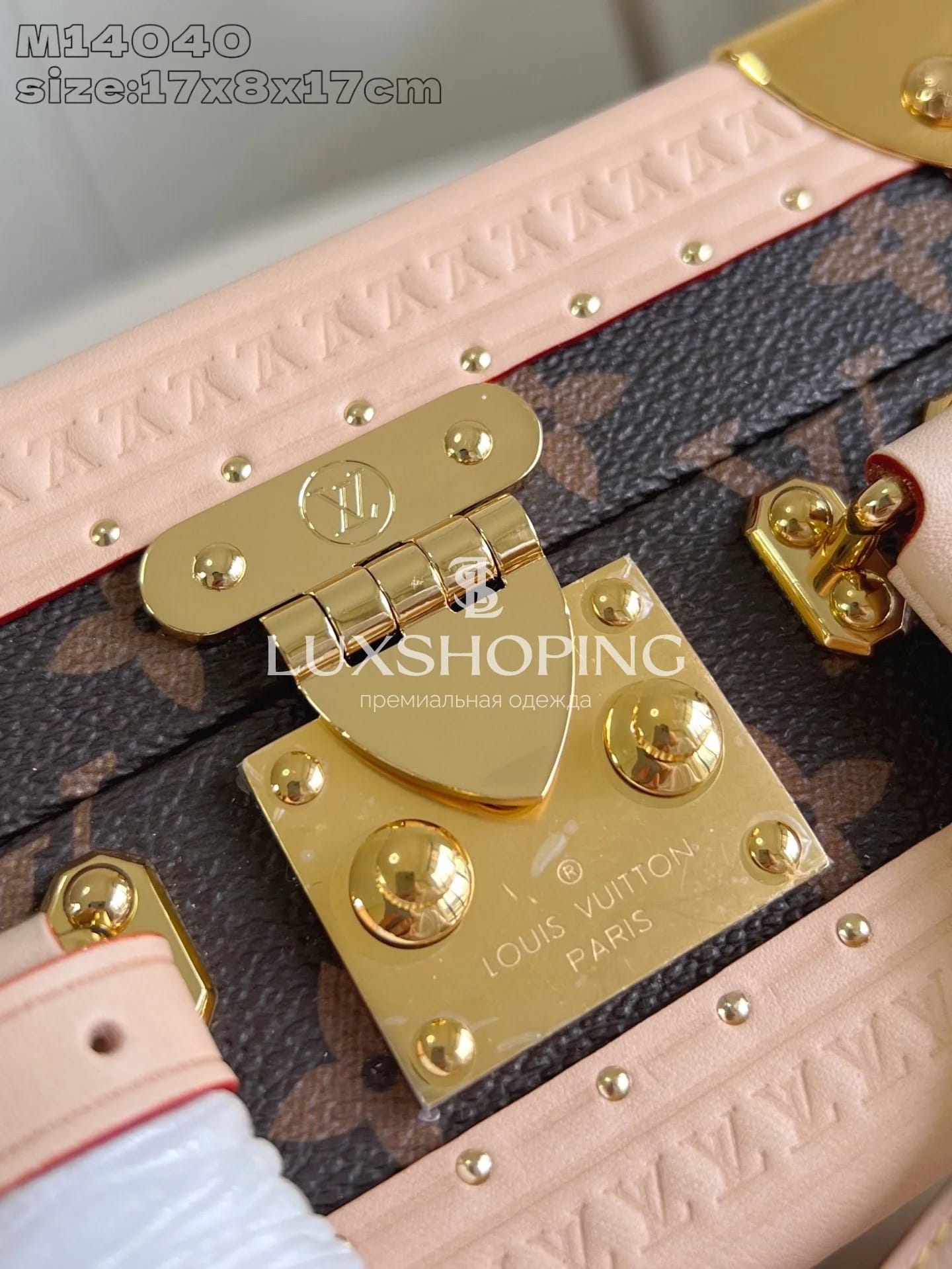 Сумка Louis Vuitton Mini Square Trunk Cherry Edition 17 x 8 x 17 см - фото 10