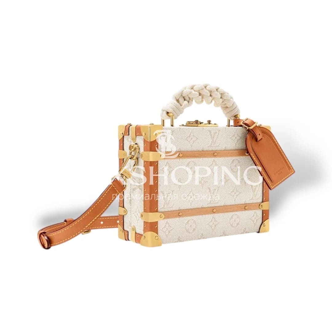 Сумка Louis Vuitton Handle Trunk White Floral 16.5 x 8 x 24 см
