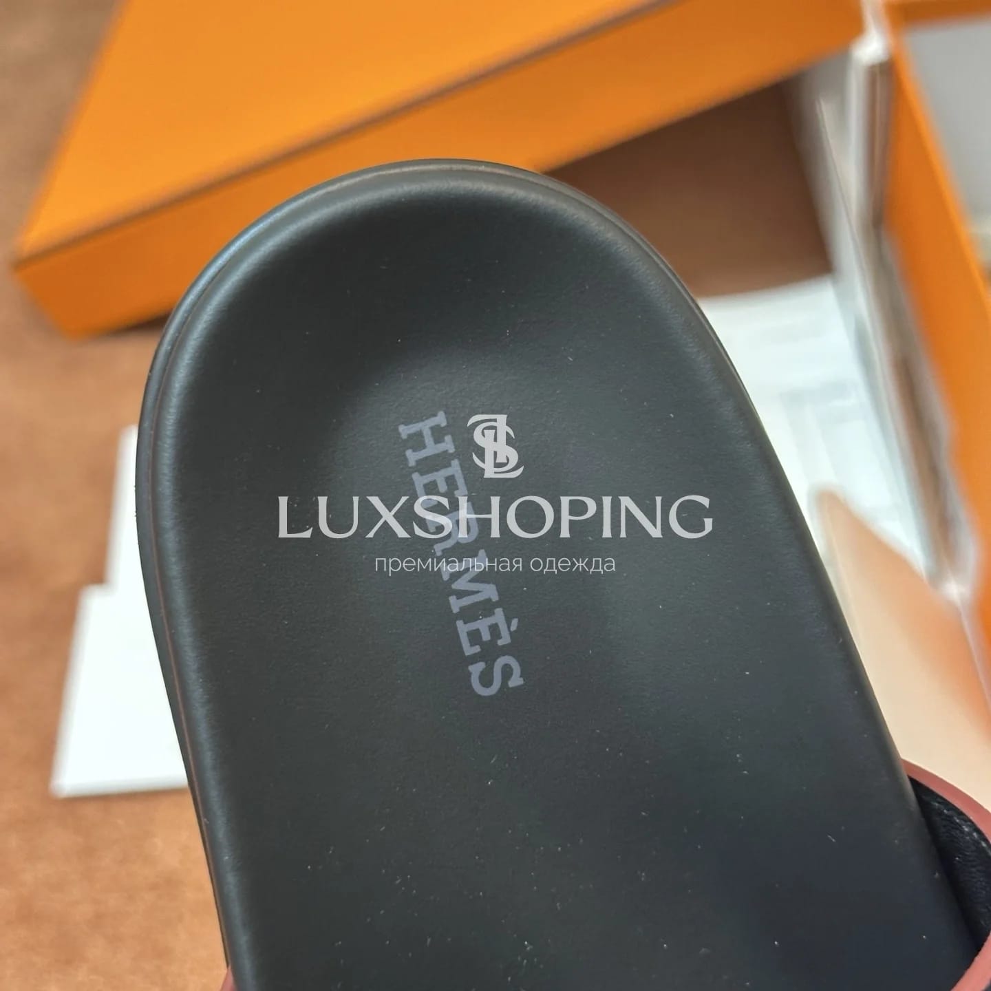 Шлепанцы Hermes Chypre ch1 - фото 6