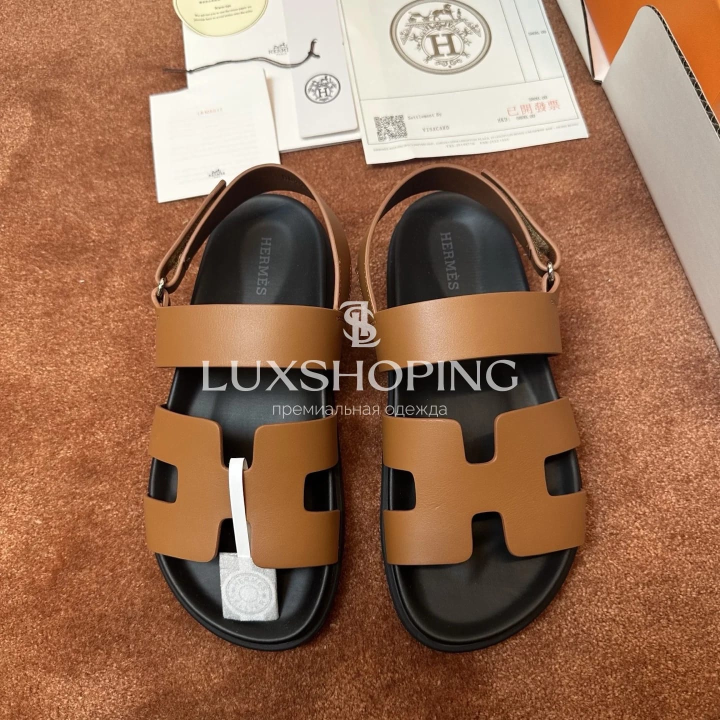 Шлепанцы Hermes Genius g1 - фото 2