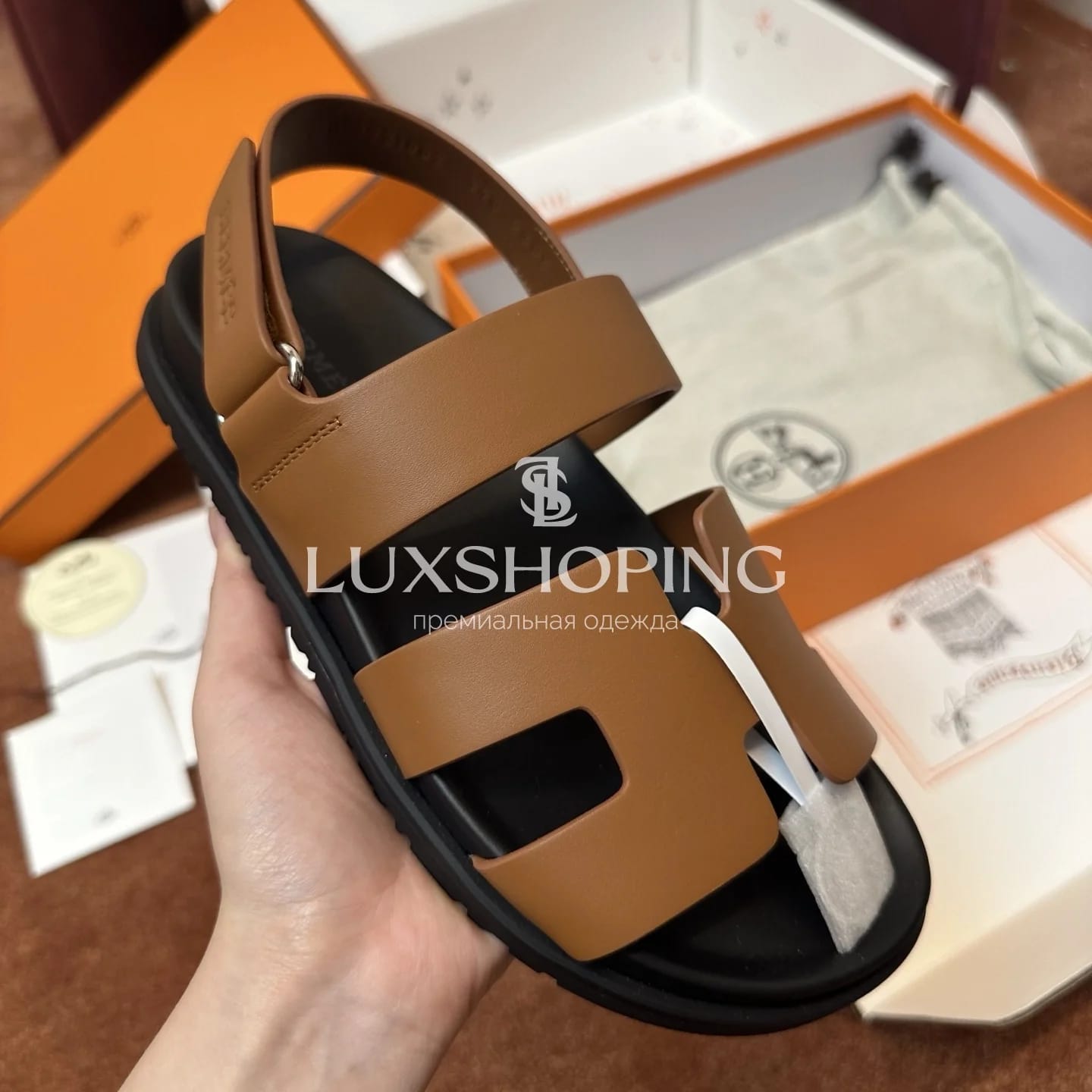 Шлепанцы Hermes Genius g1 - фото 8