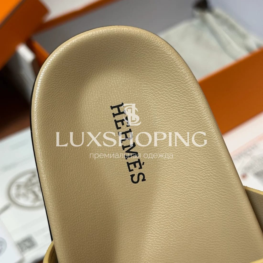 Шлепанцы Hermes Chypre ch4 - фото 4