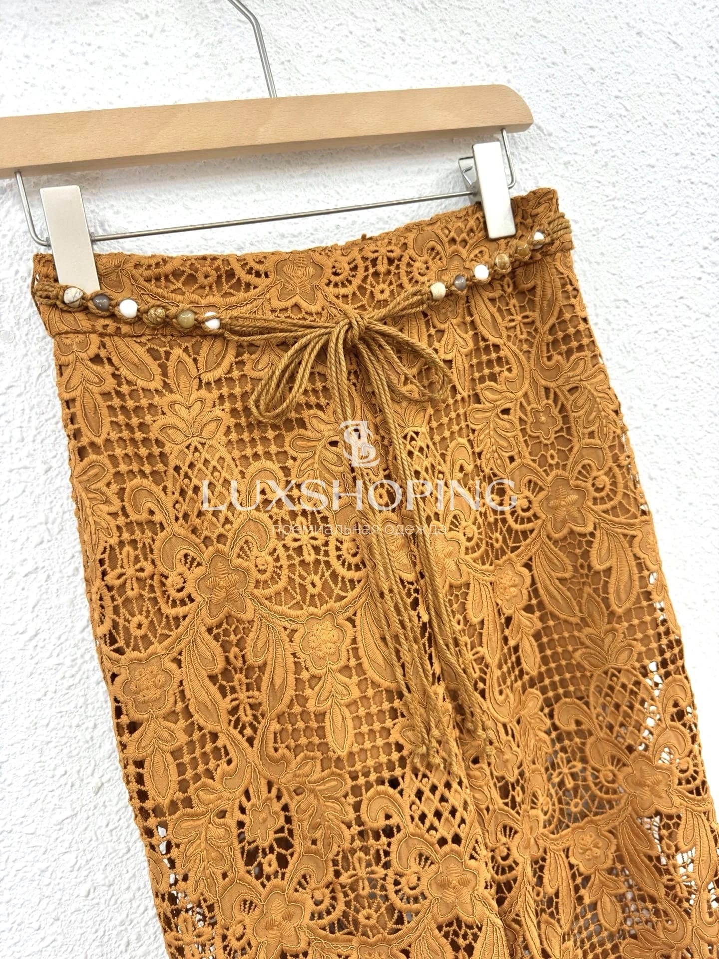Комплект Zimmermann Coco: кружевная рубашка + брюки + топ - фото 19
